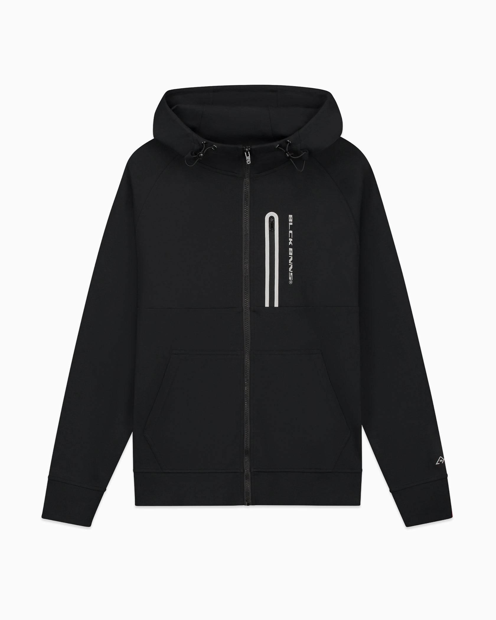 INITIAL GLOW ZIPPER HOODIE | Schwarz