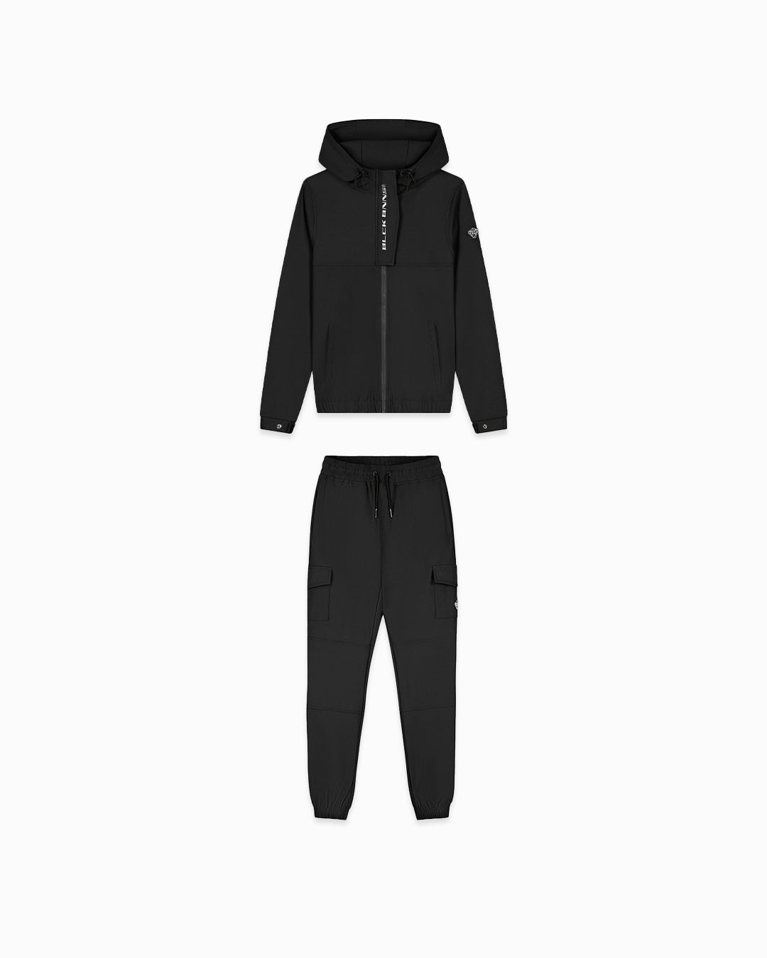 KIDS ANORAK CARGO SET | Schwarz