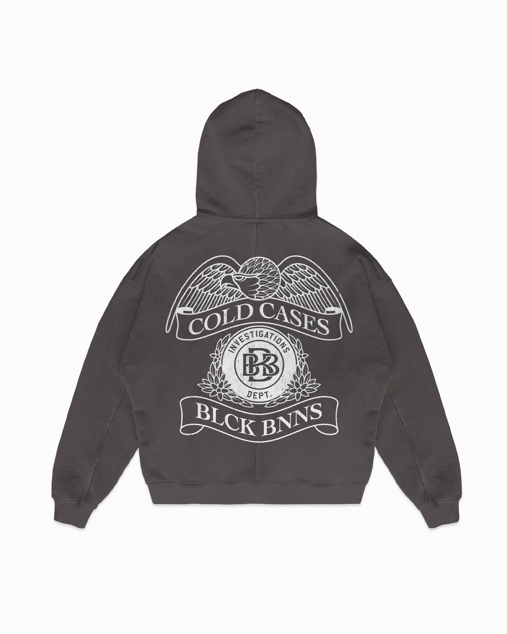 COLD CASES WASHED HOODIE | Grau