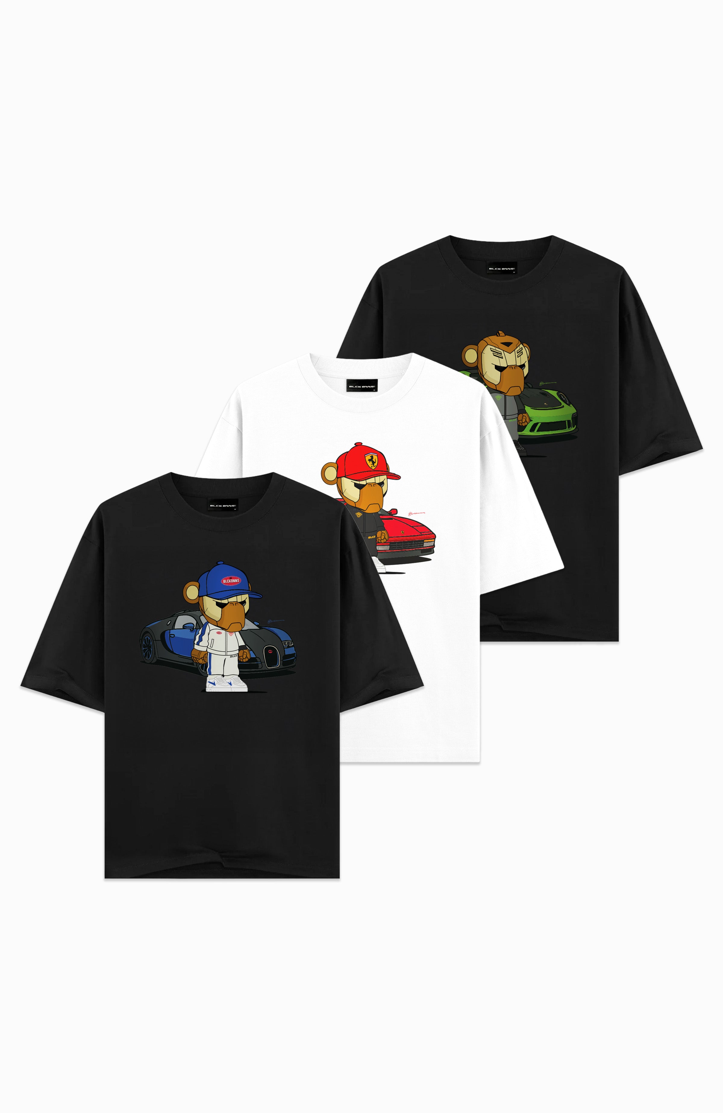 3ER PACK - KINDER SPEED MONKEYS T-SHIRTS