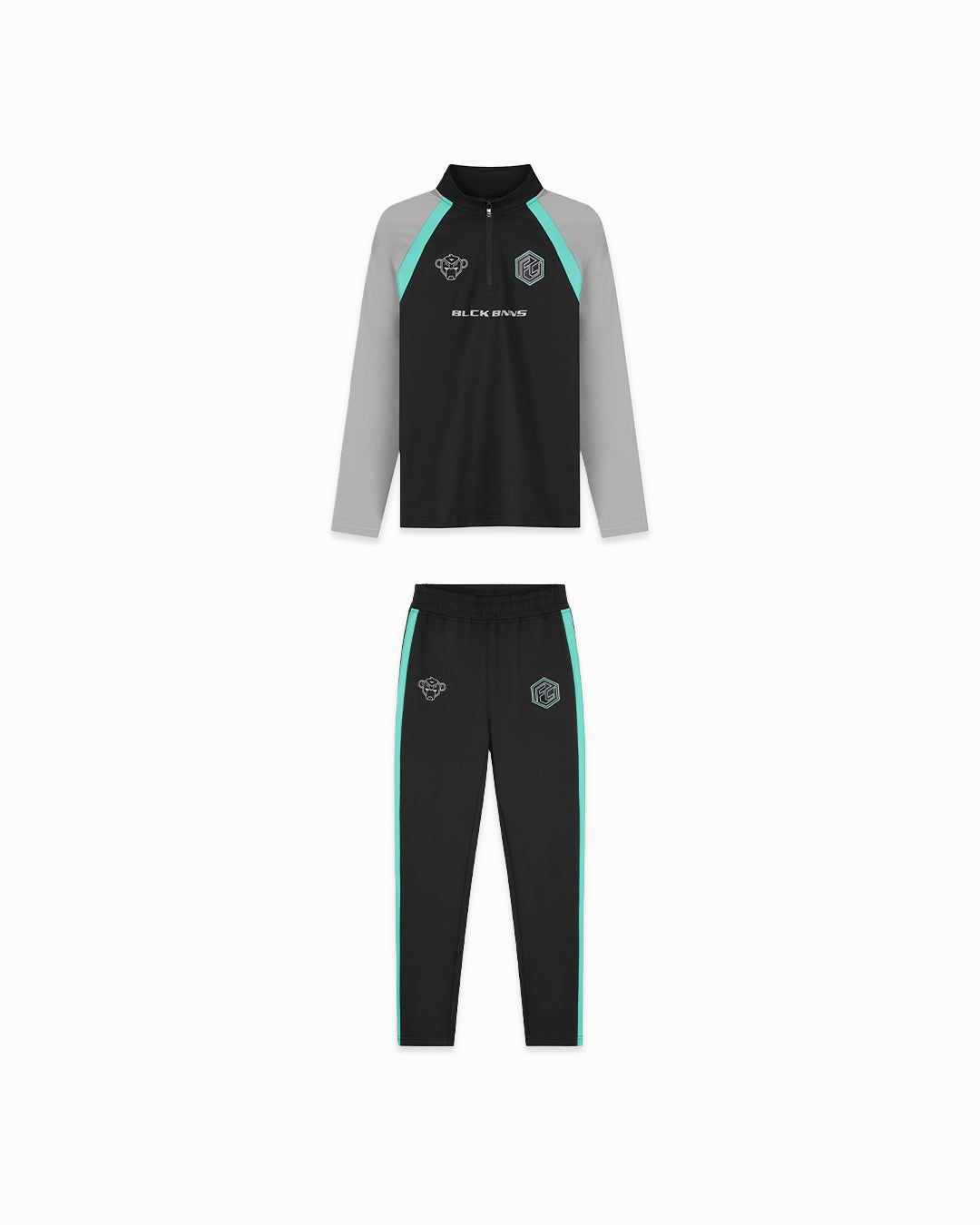 KIDS FOOTBALL TRACKSUIT | Schwarz