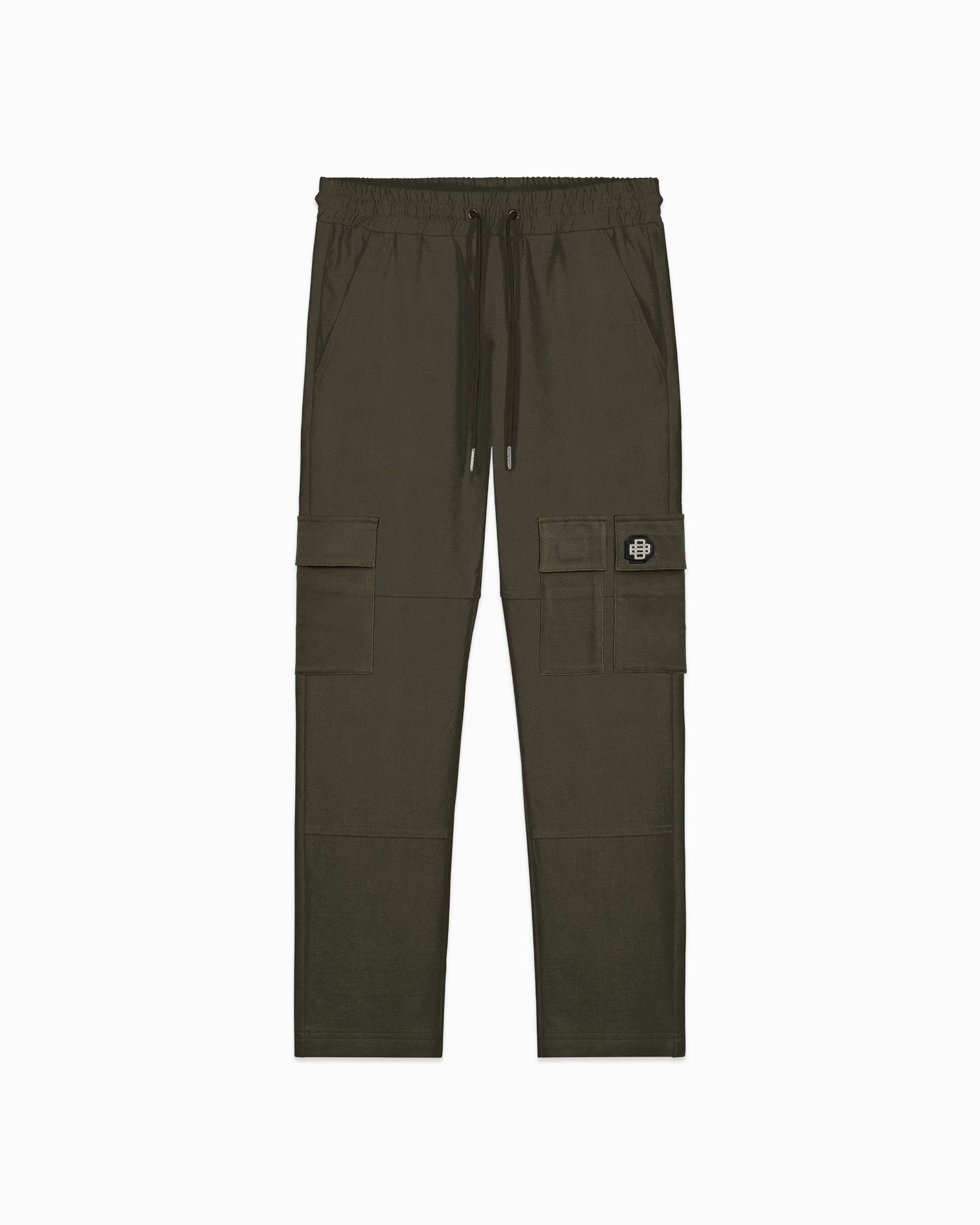 MONOGRAM CARGO PANTS | Moosgrün