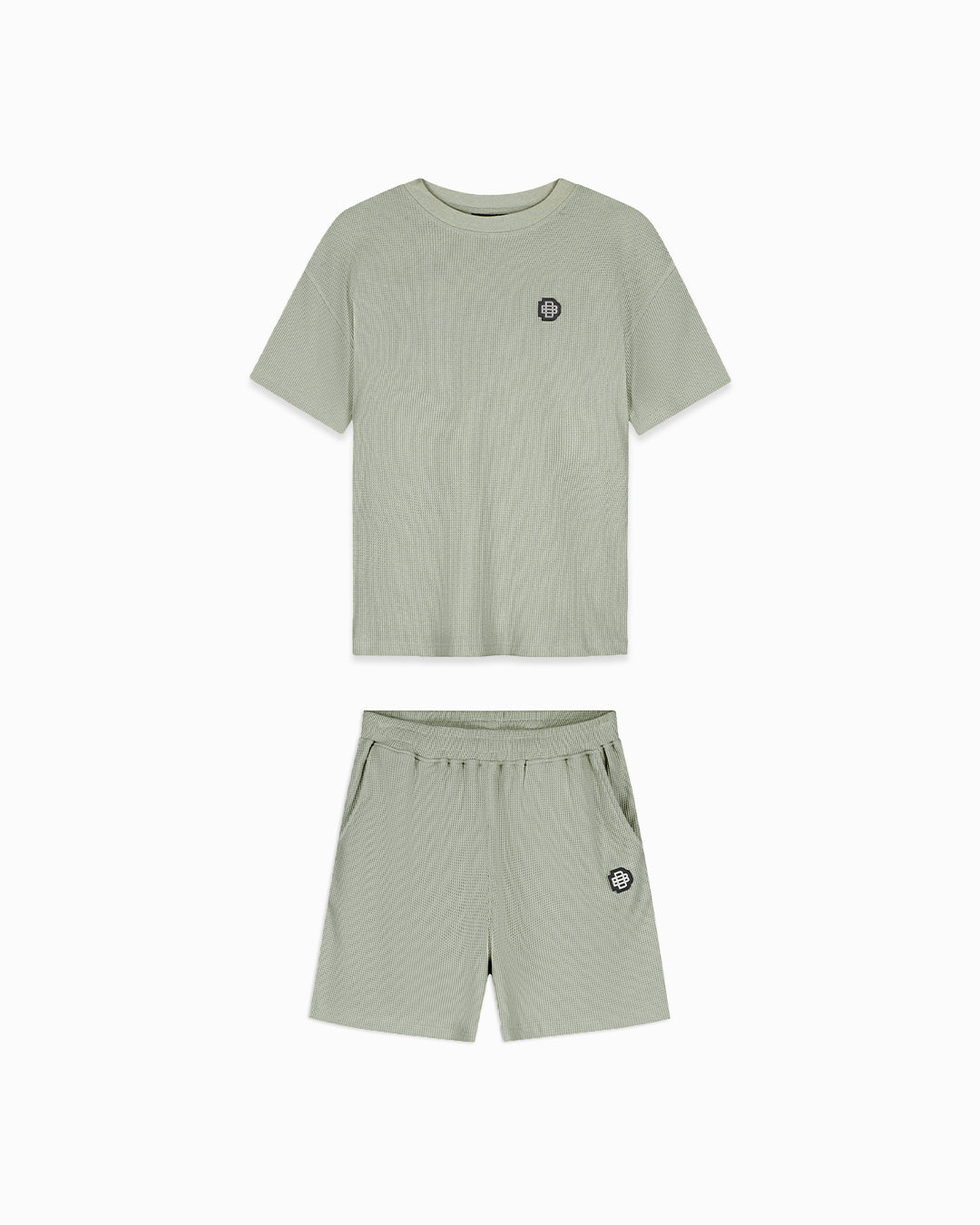 MONOGRAM WAFFLE SET | Grün