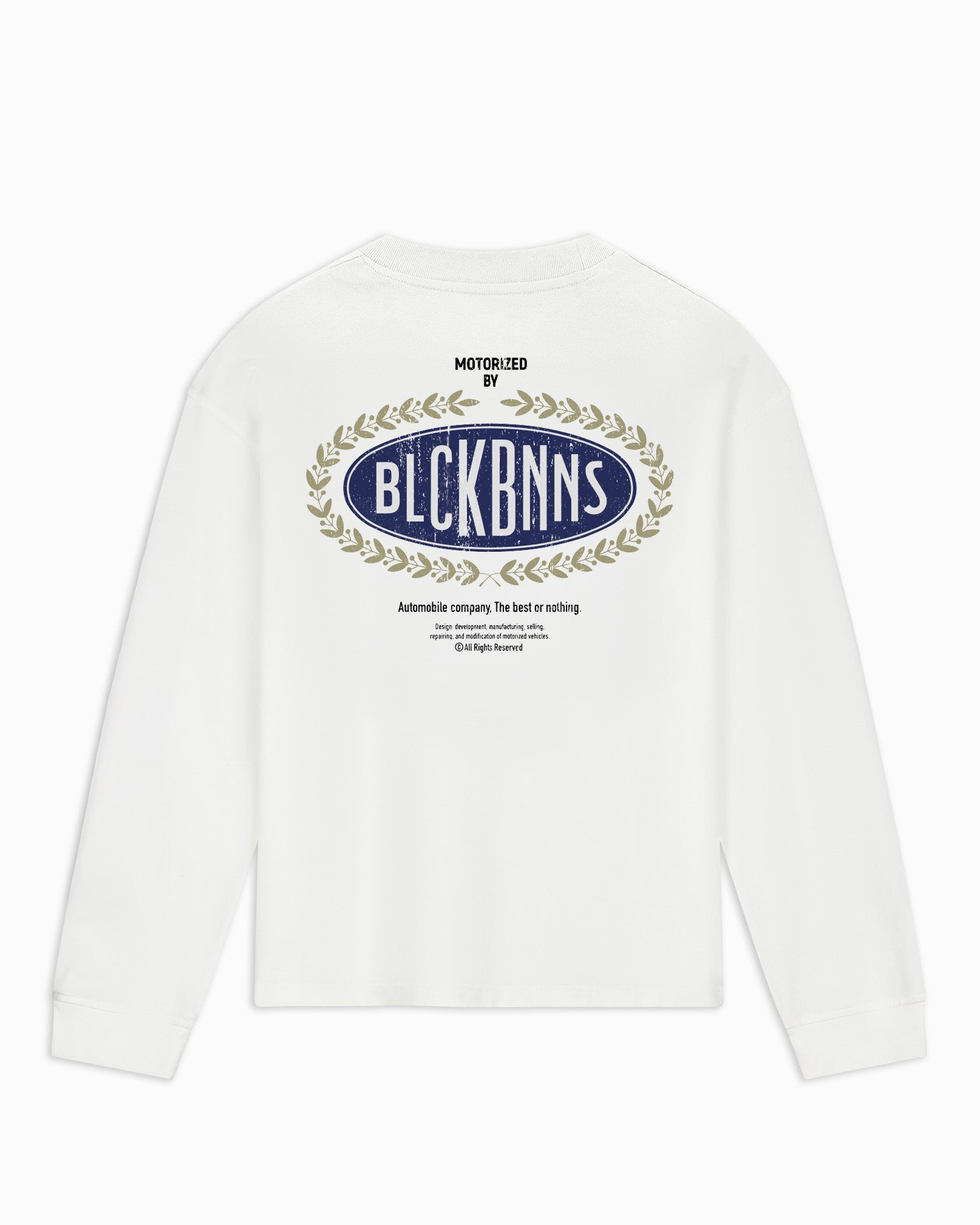 AUTOMOBILE LONGSLEEVE T-SHIRT | Weiß