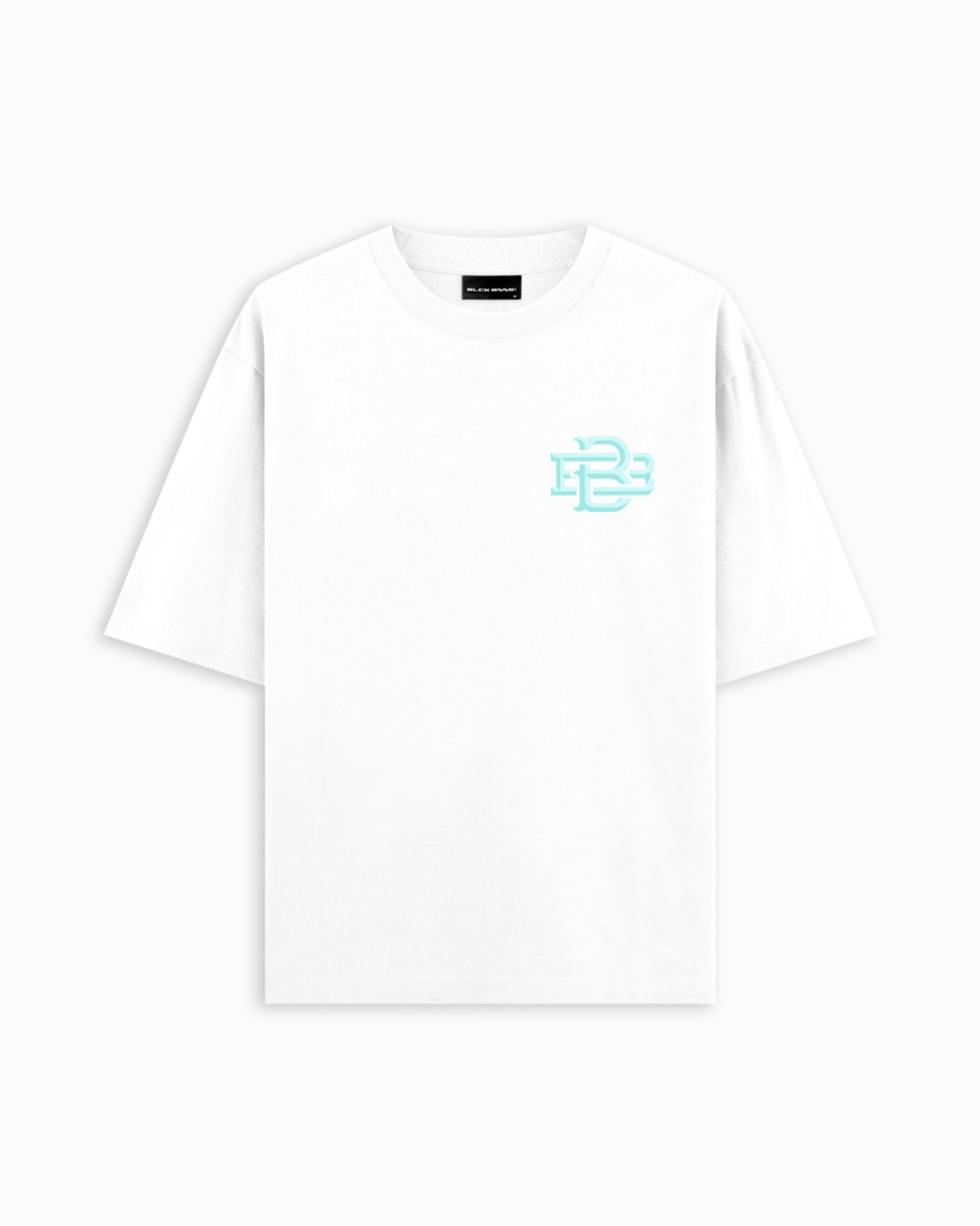 BLOCK MONOGRAM  T-SHIRT | Weiß
