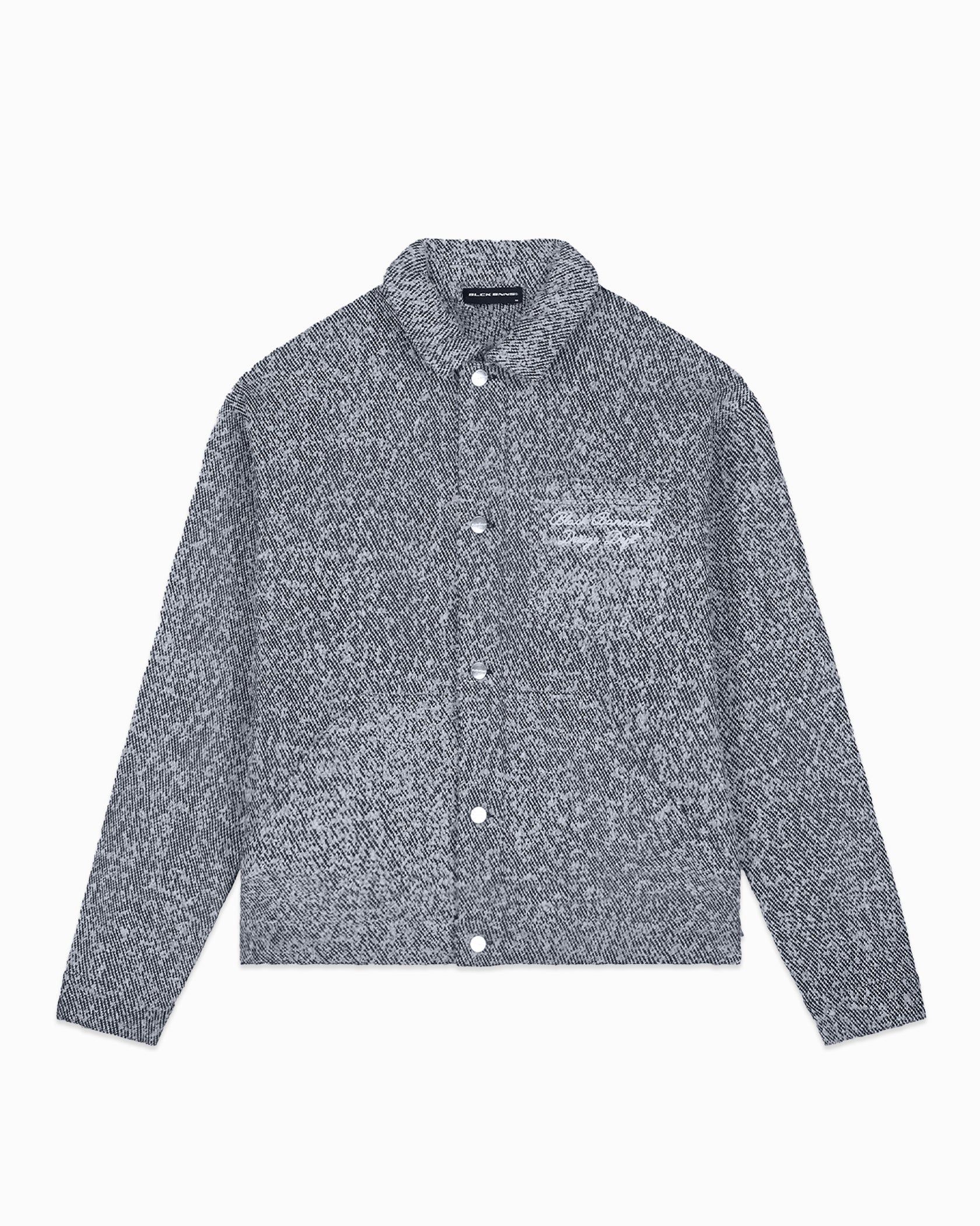 BOUCLE CARPENTER JACKET | Blau