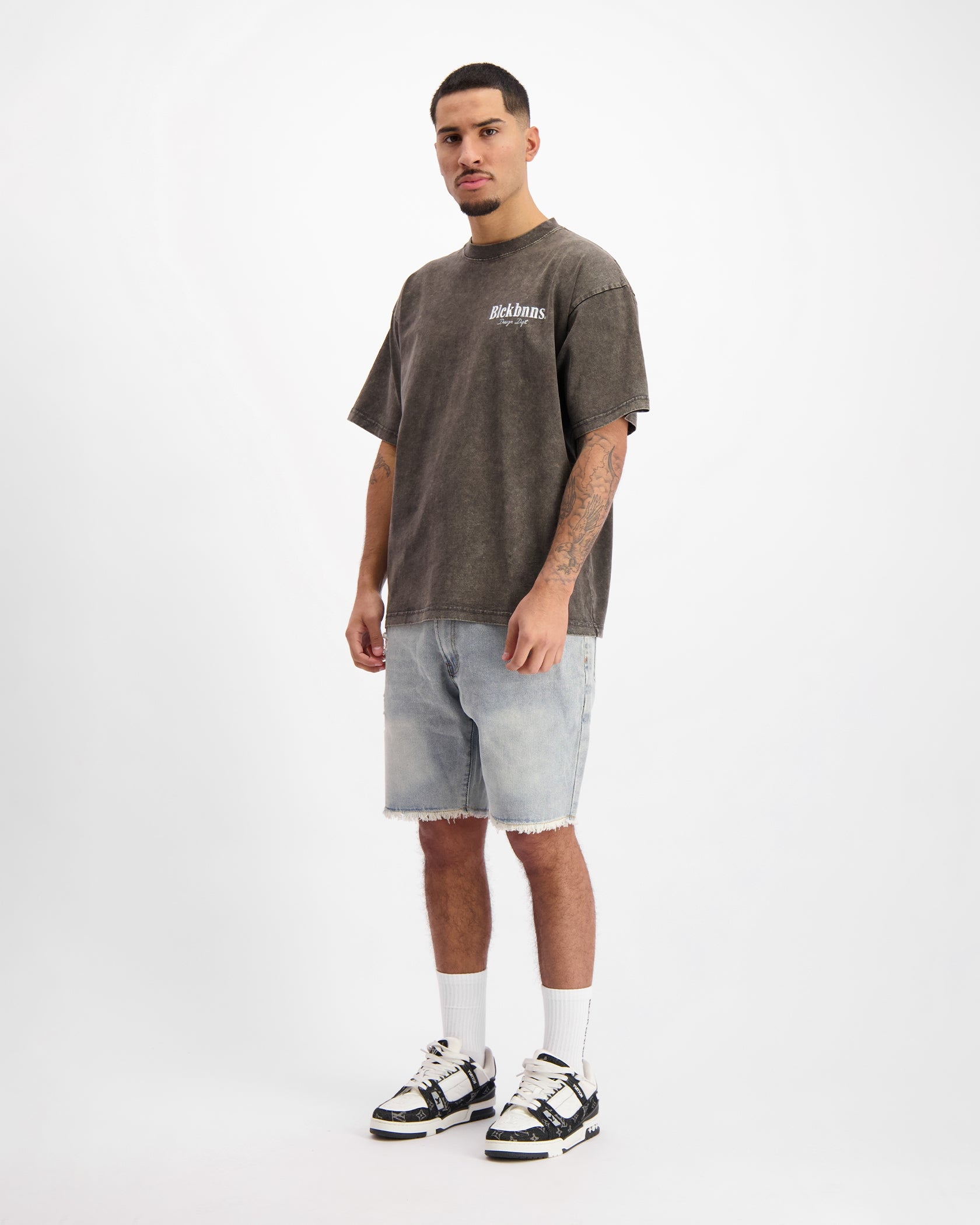 BRUSH T-SHIRT | Grau