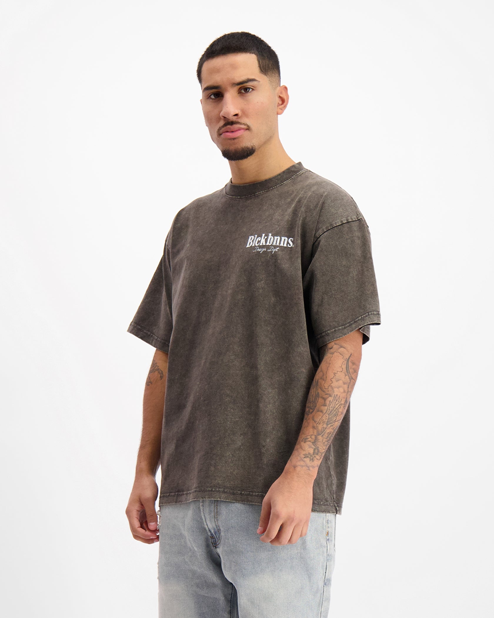 BRUSH T-SHIRT | Grau