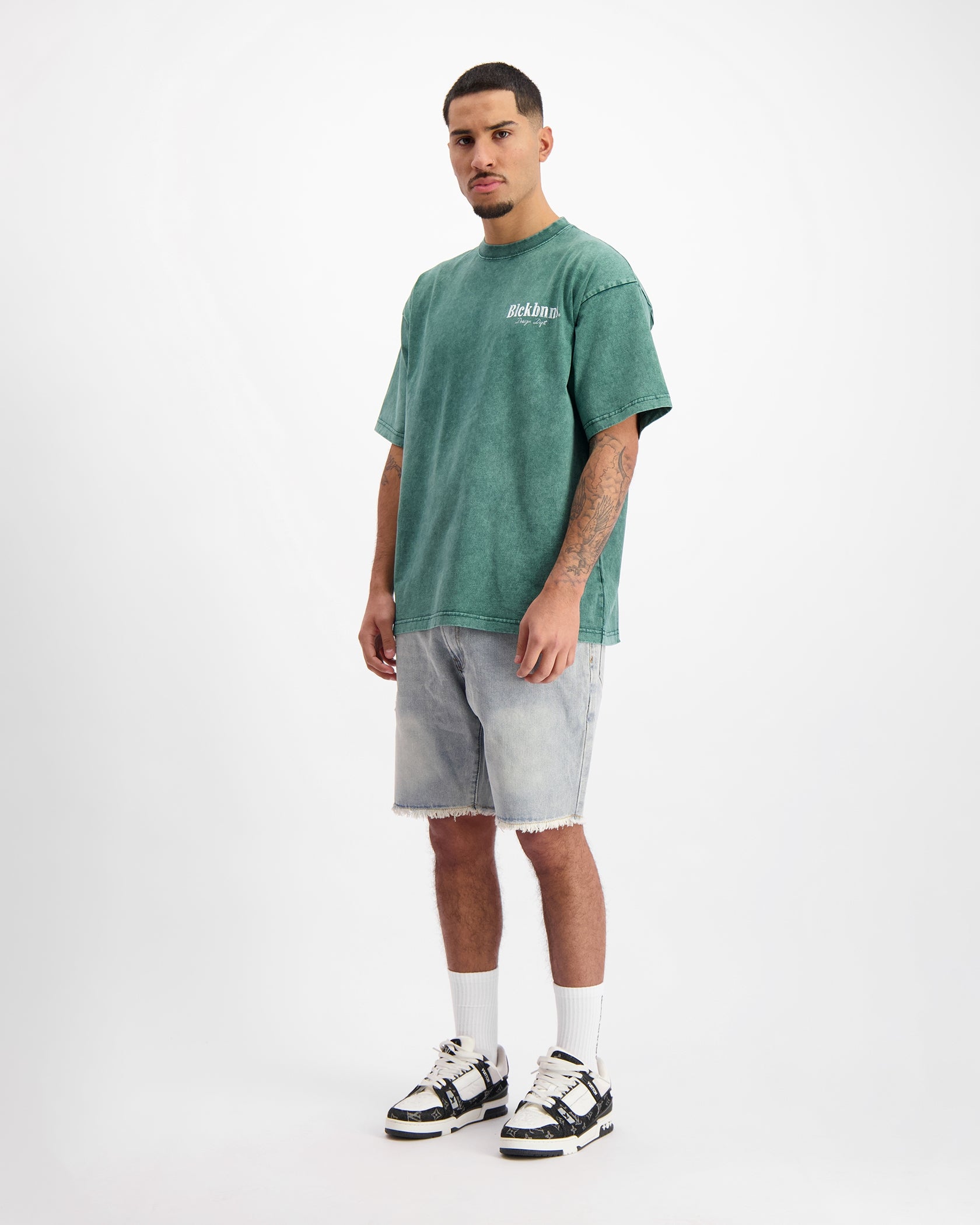 BRUSH T-SHIRT | Dunkelgrün