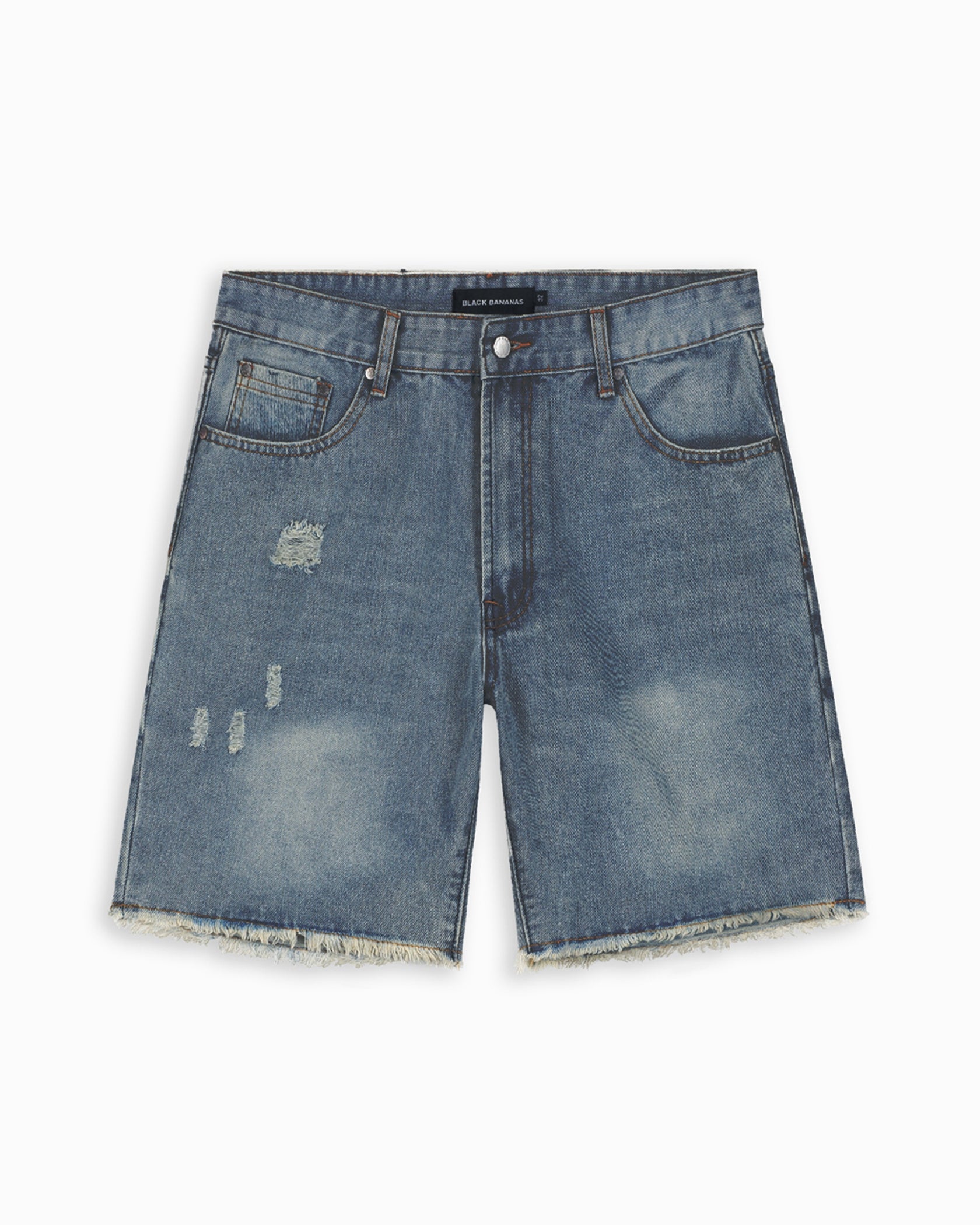 CUT OFF  DENIM SHORTS | Dunkelblau