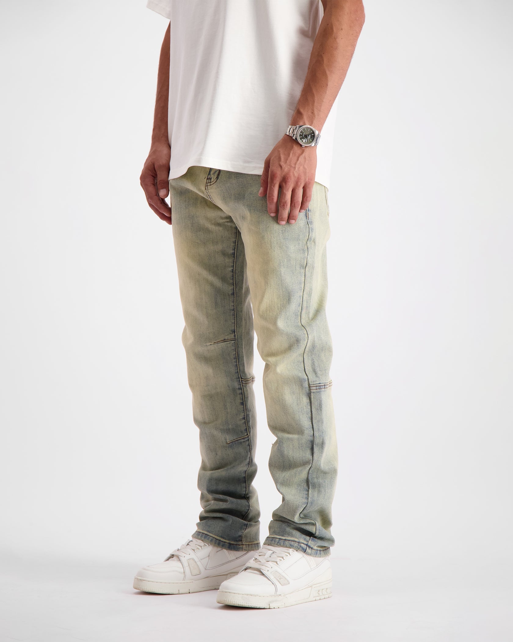 DESERT WASH DENIM | Blau