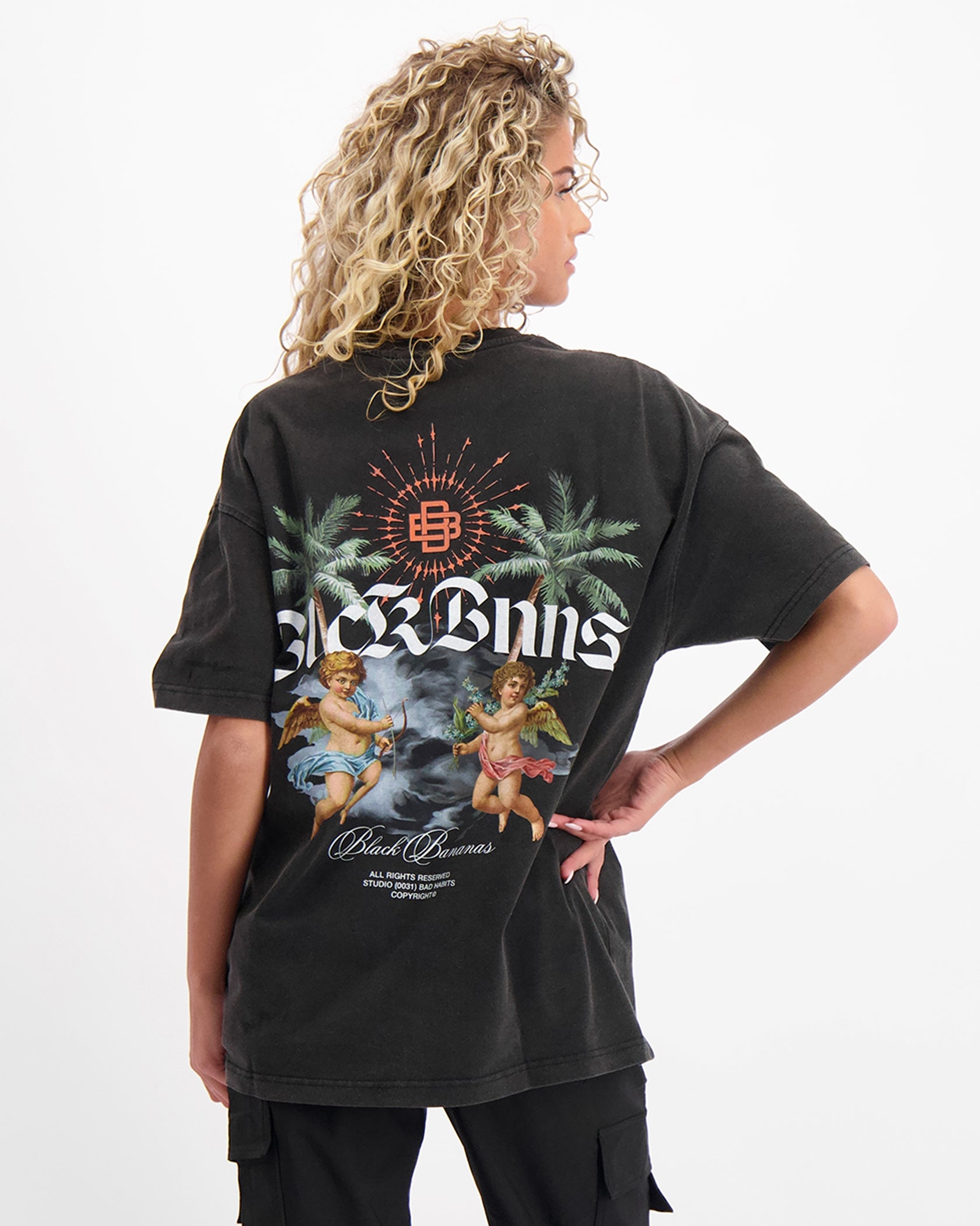 HEAVEN T-SHIRT | Schwarz