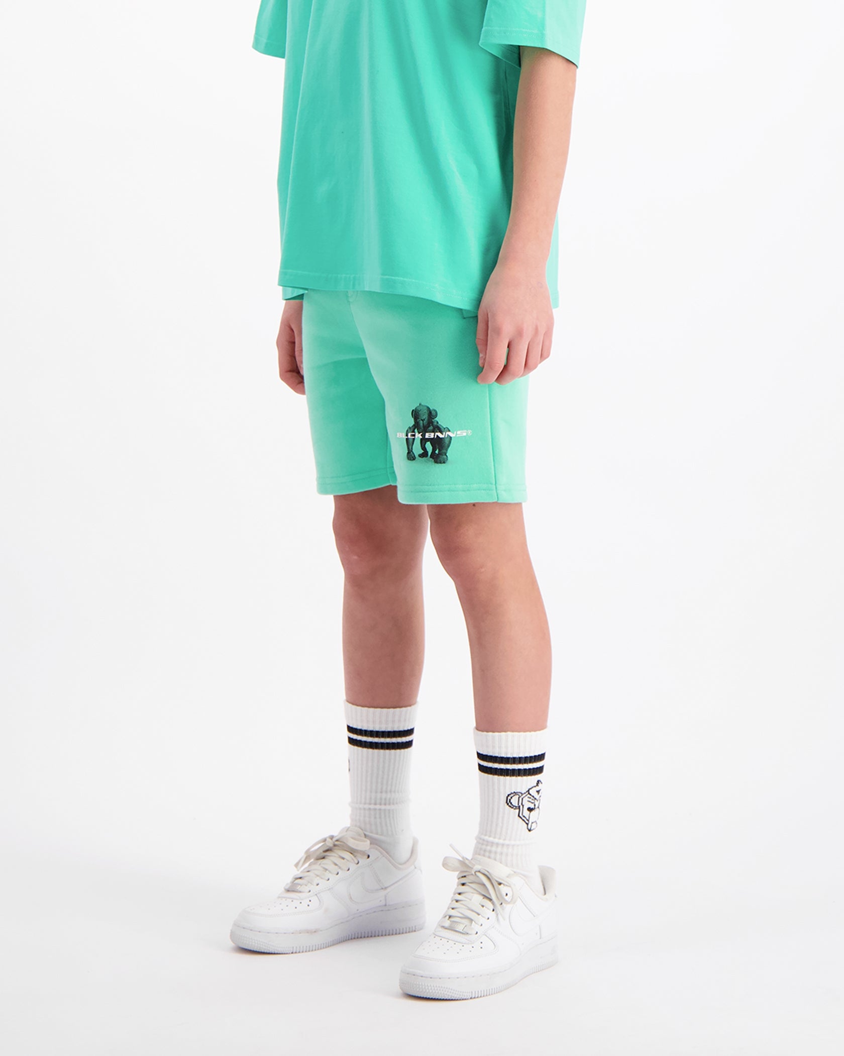 KIDS 3D CONVOY SWEATSHORTS | Grün