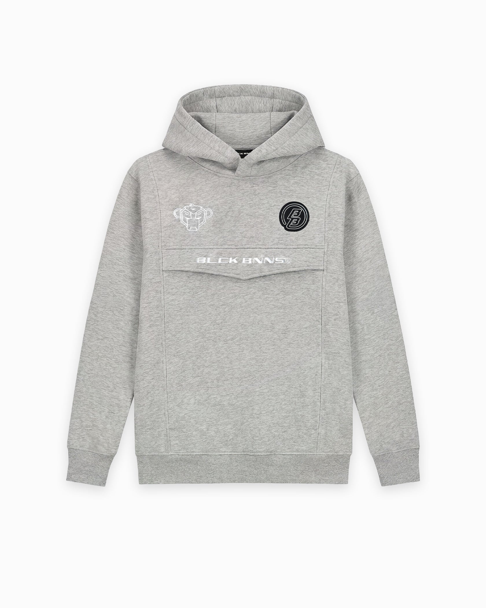 KINDER-ANORAK MIT KAPUZE | Melange Grey