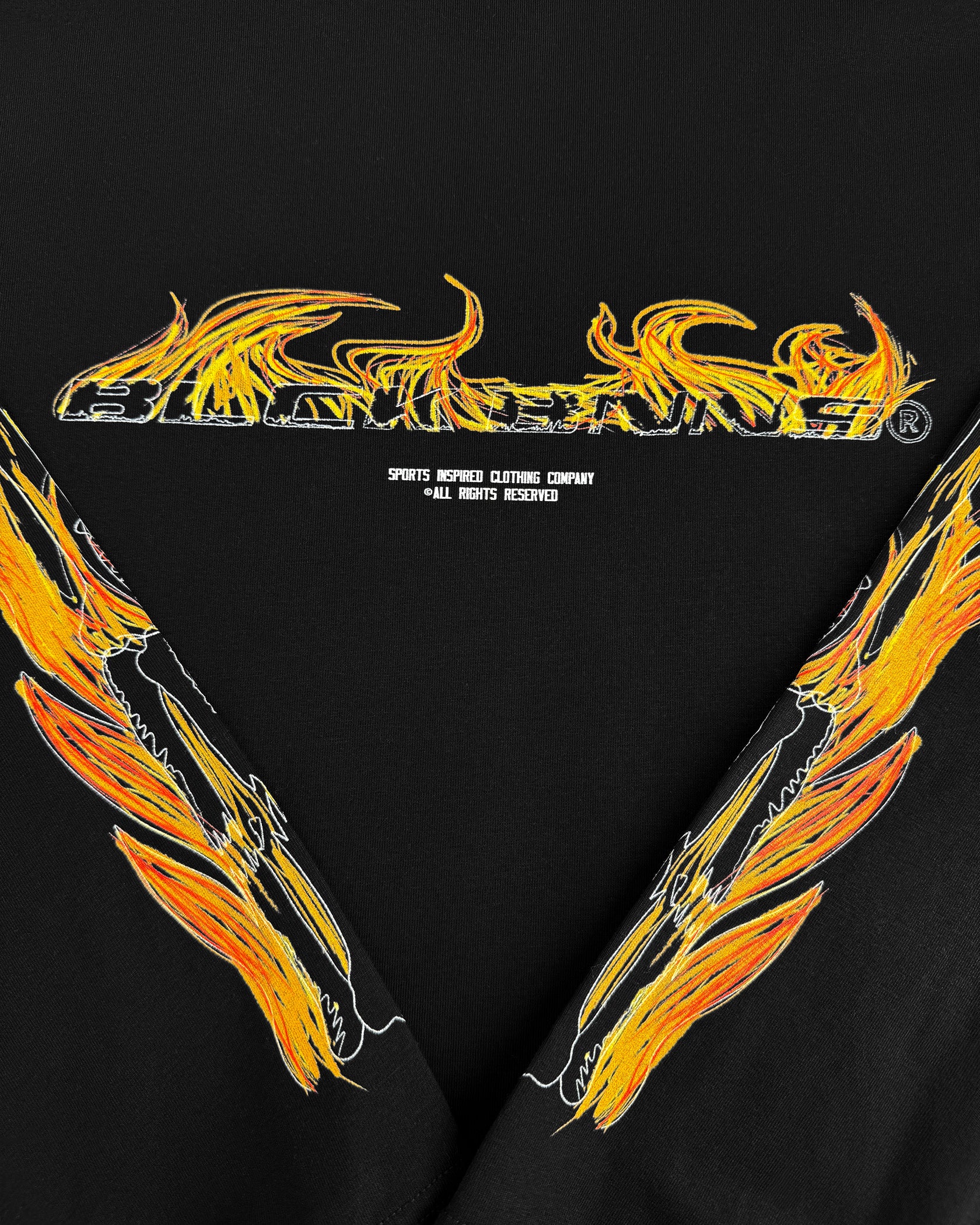 KIDS BLAZE LONGSLEEVE T-SHIRT | Schwarz