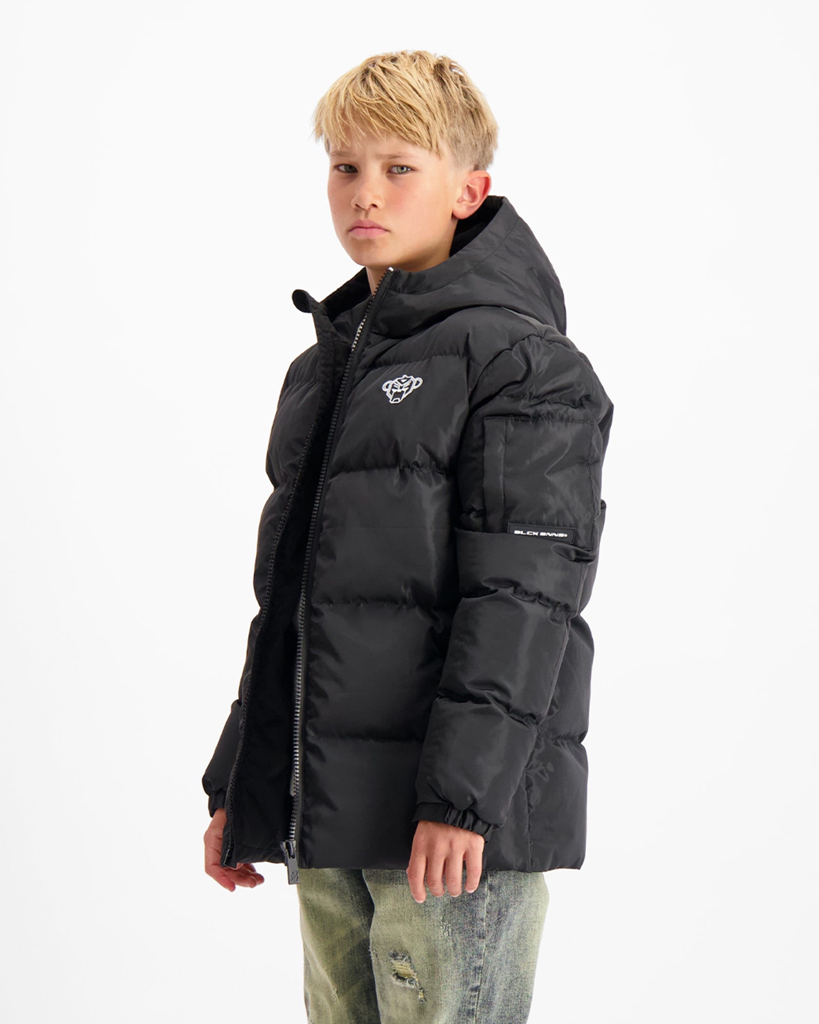 KIDS CONVOY PUFFER JACKET | Schwarz