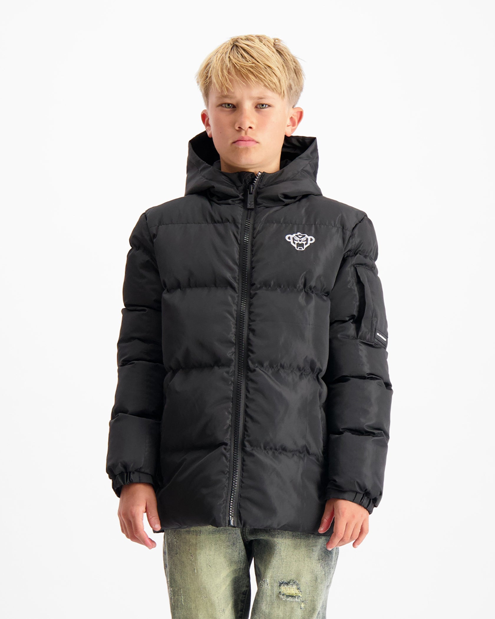 KIDS CONVOY PUFFER JACKET | Schwarz