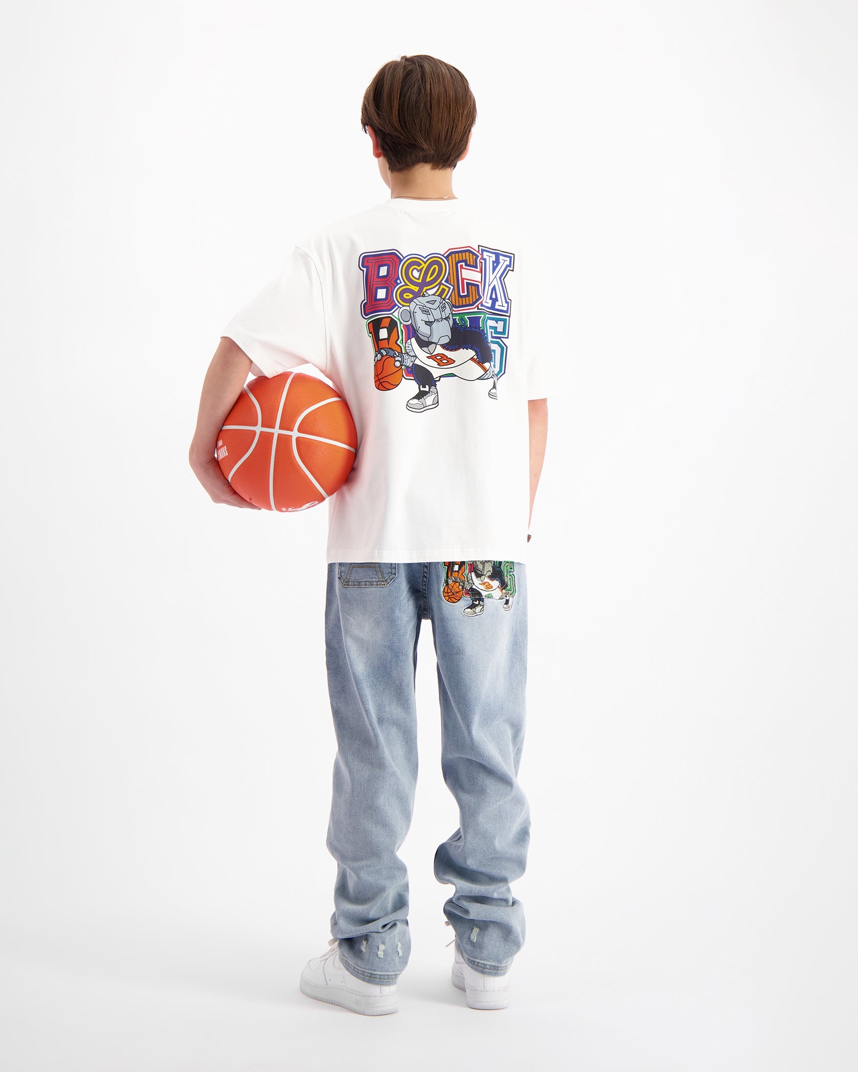 KIDS DRIBBLE T-SHIRT | Weiß
