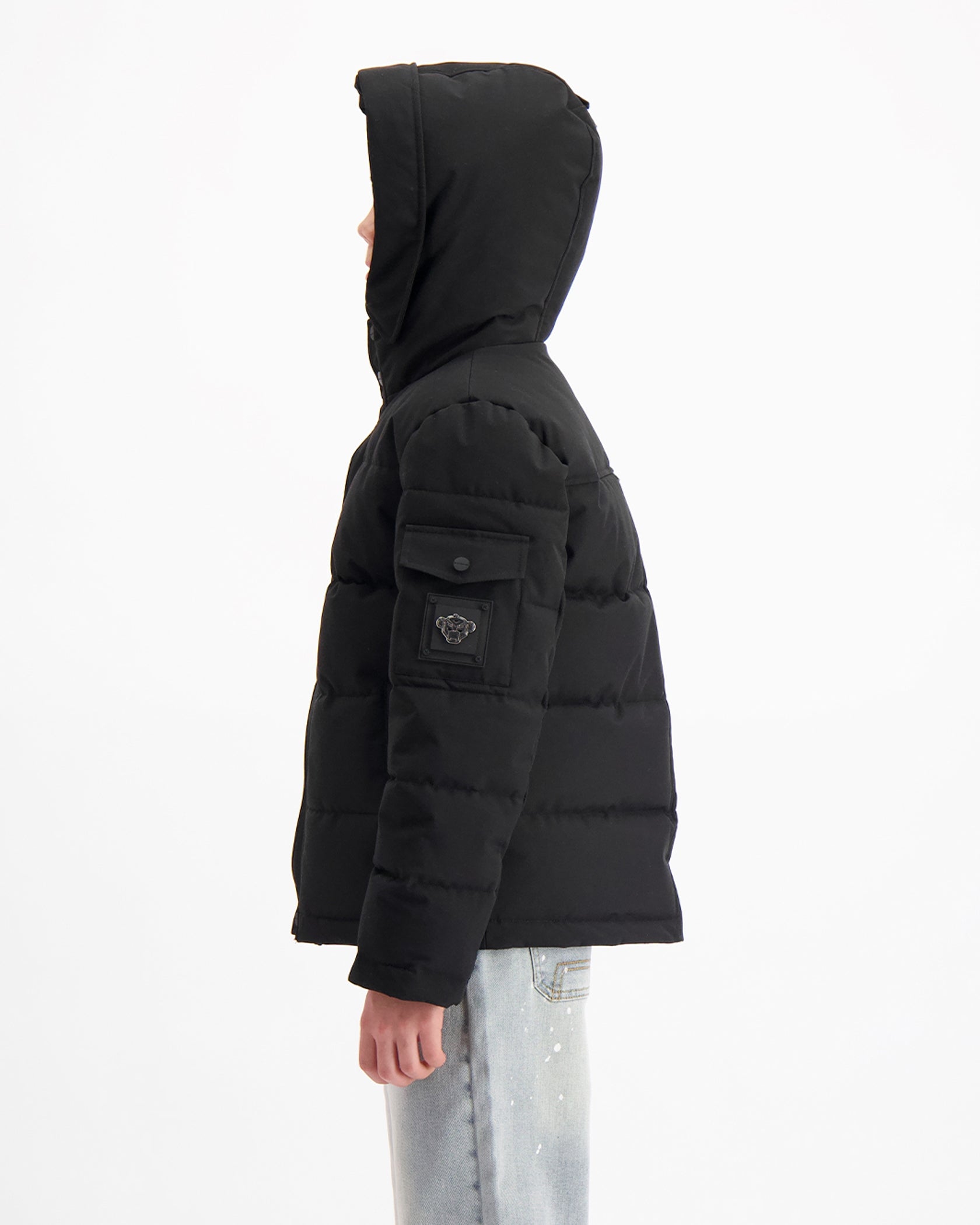 KIDS PLATE JACKET | Schwarz