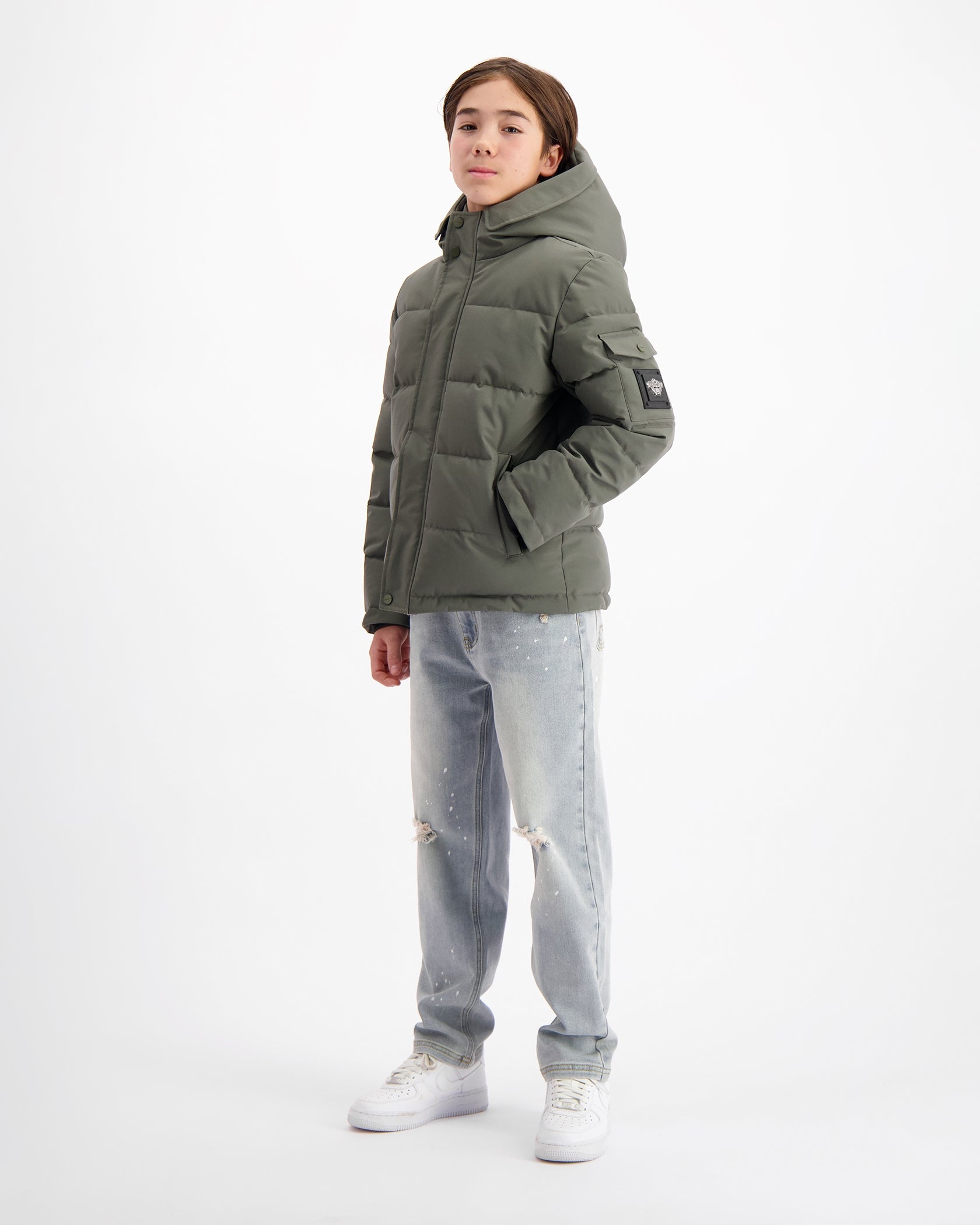 KINDER PLATE JACKE | GRÜN