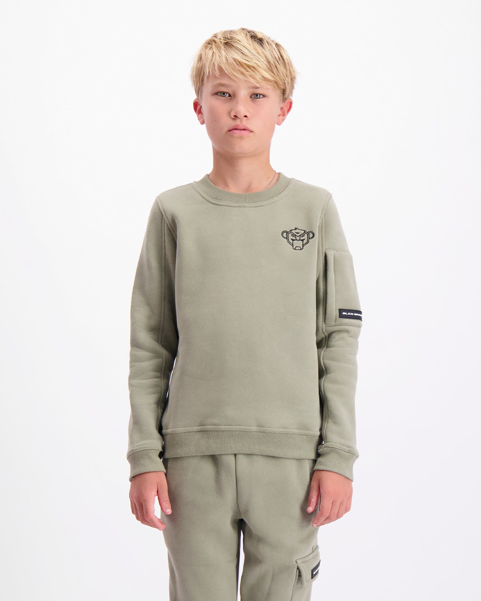 KIDS PLATE SWEATER | Grün
