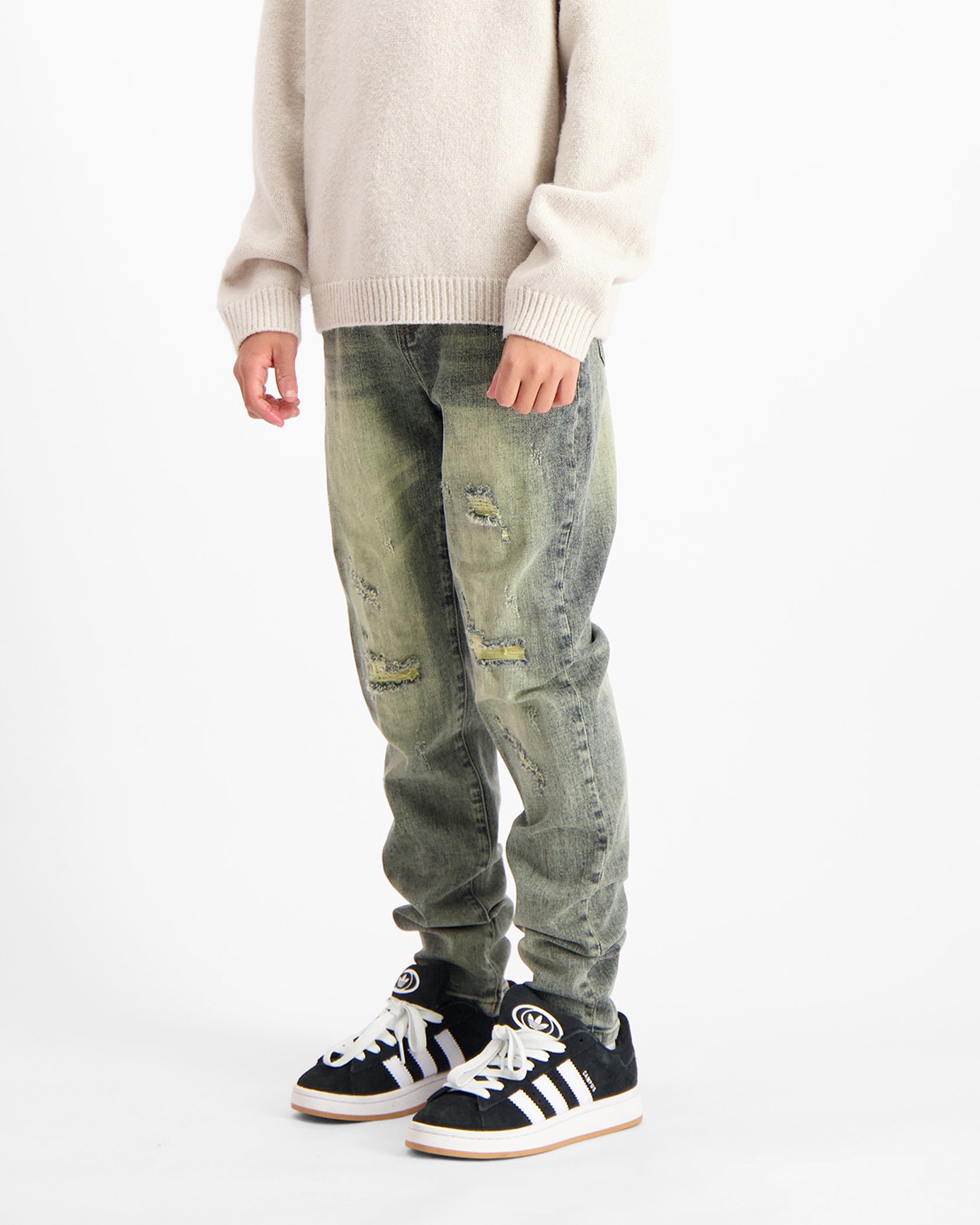 KIDS REPAIRED DENIM | Blau