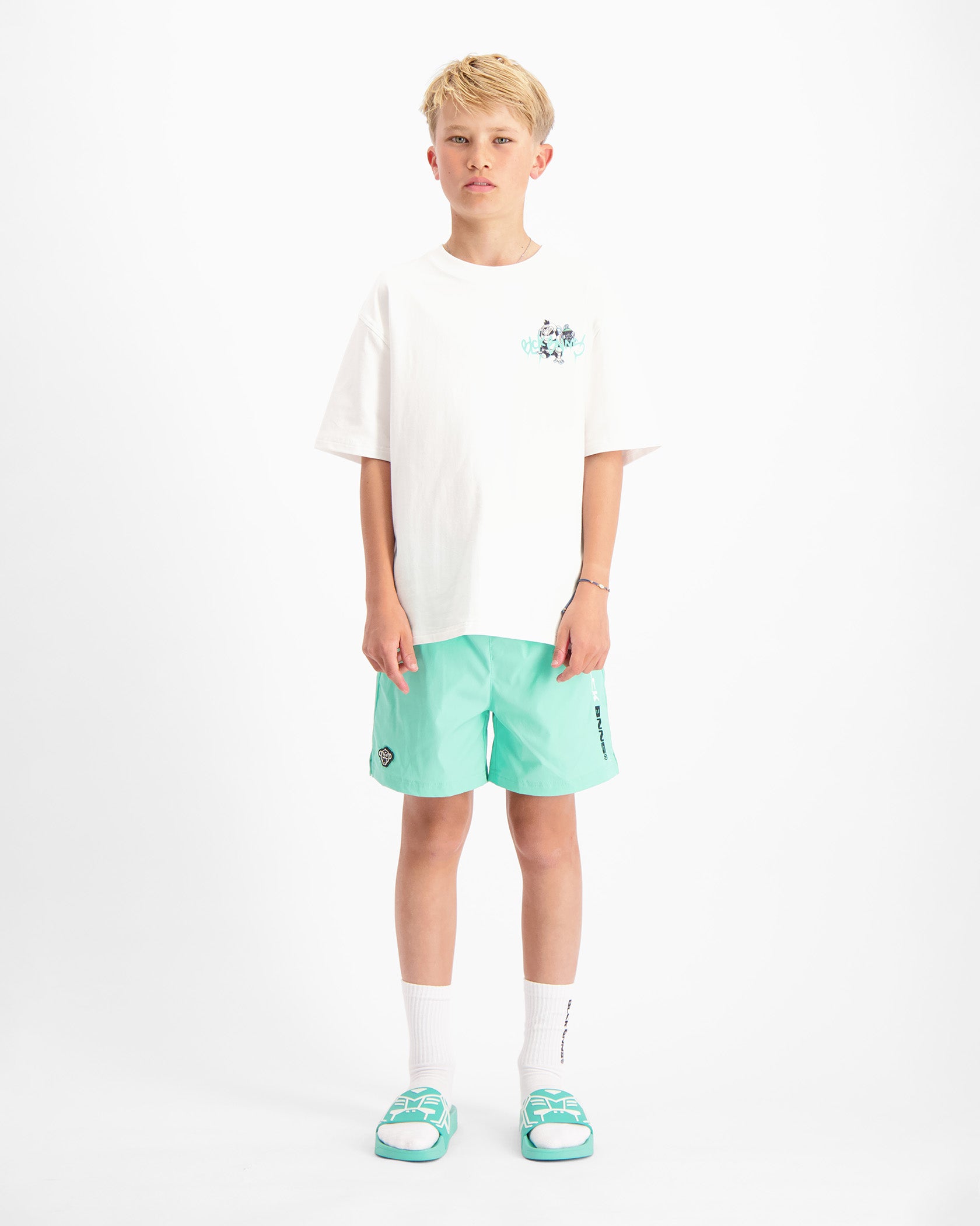 KIDS SPRAYED T-SHIRT | Weiß