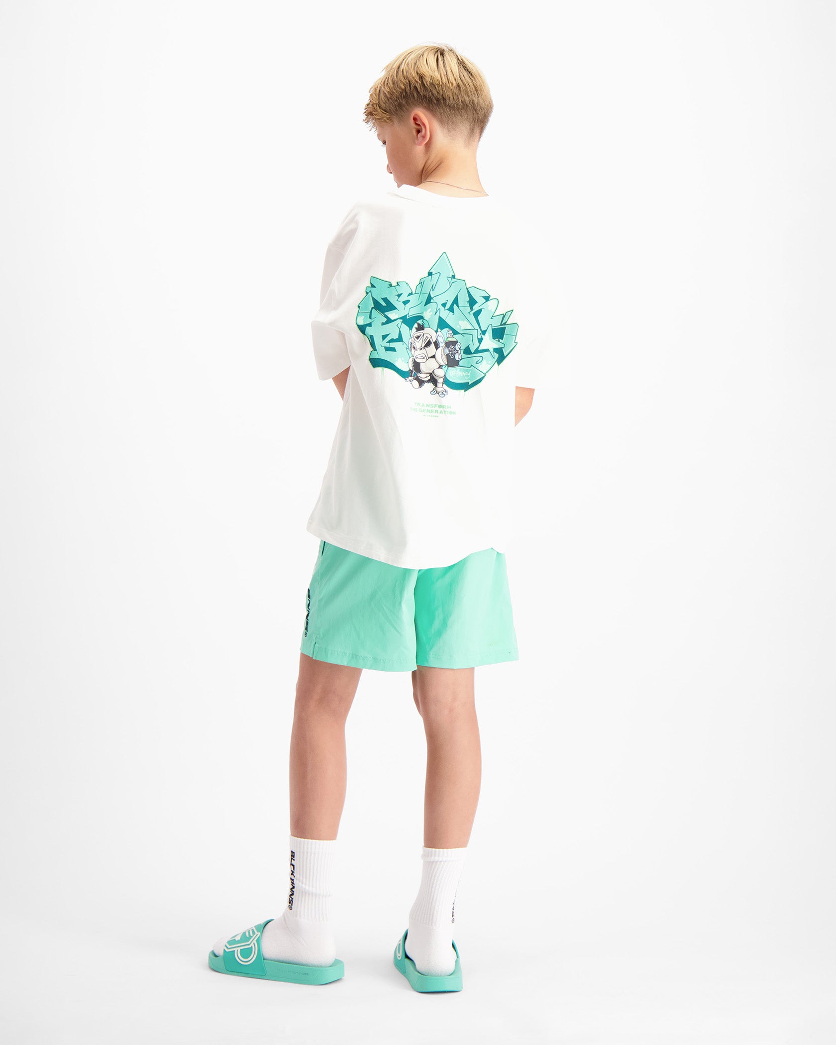 KIDS SPRAYED T-SHIRT | Weiß
