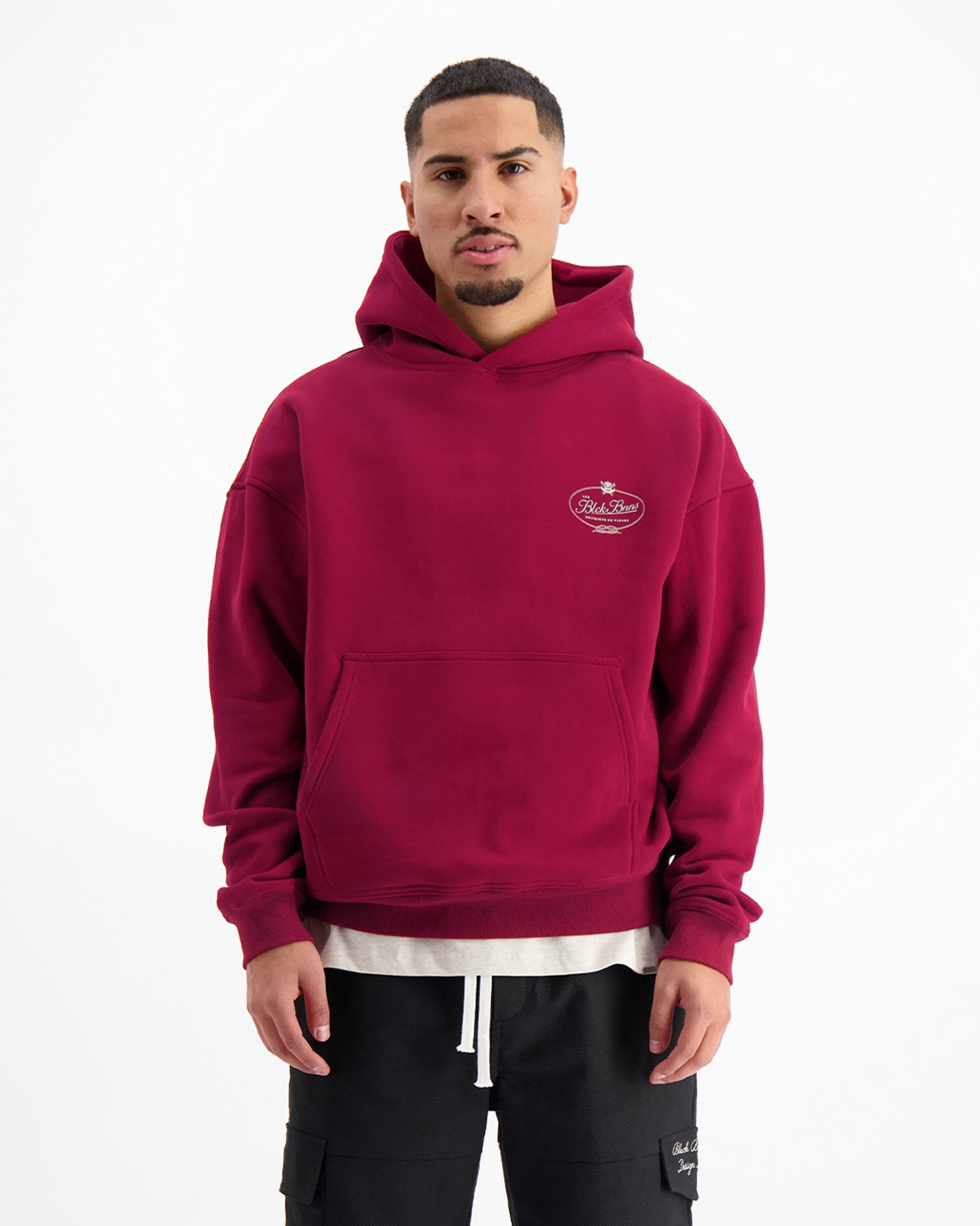 LES FLEURS HOODIE | Burgundy