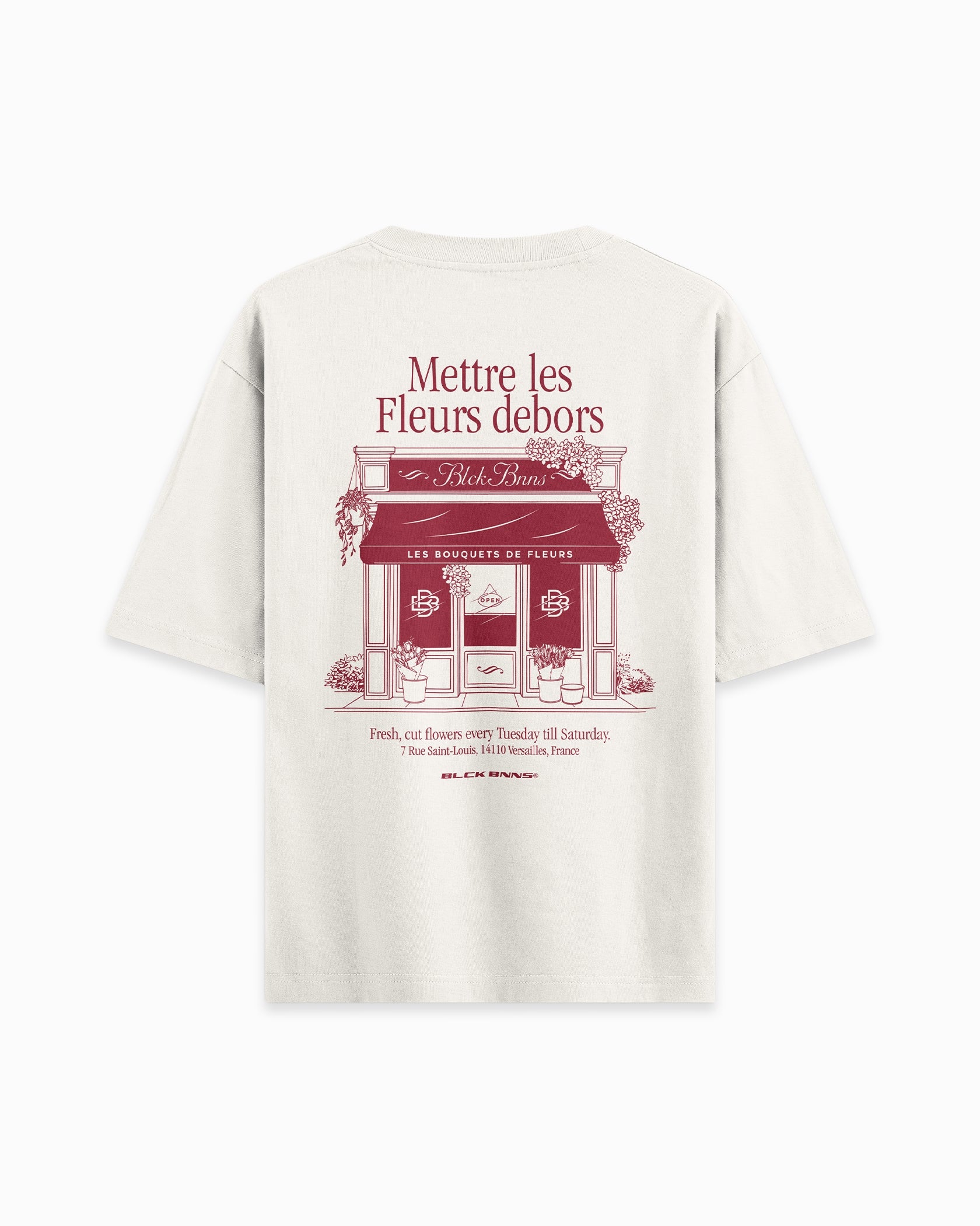 LES FLEURS T-SHIRT | Beige