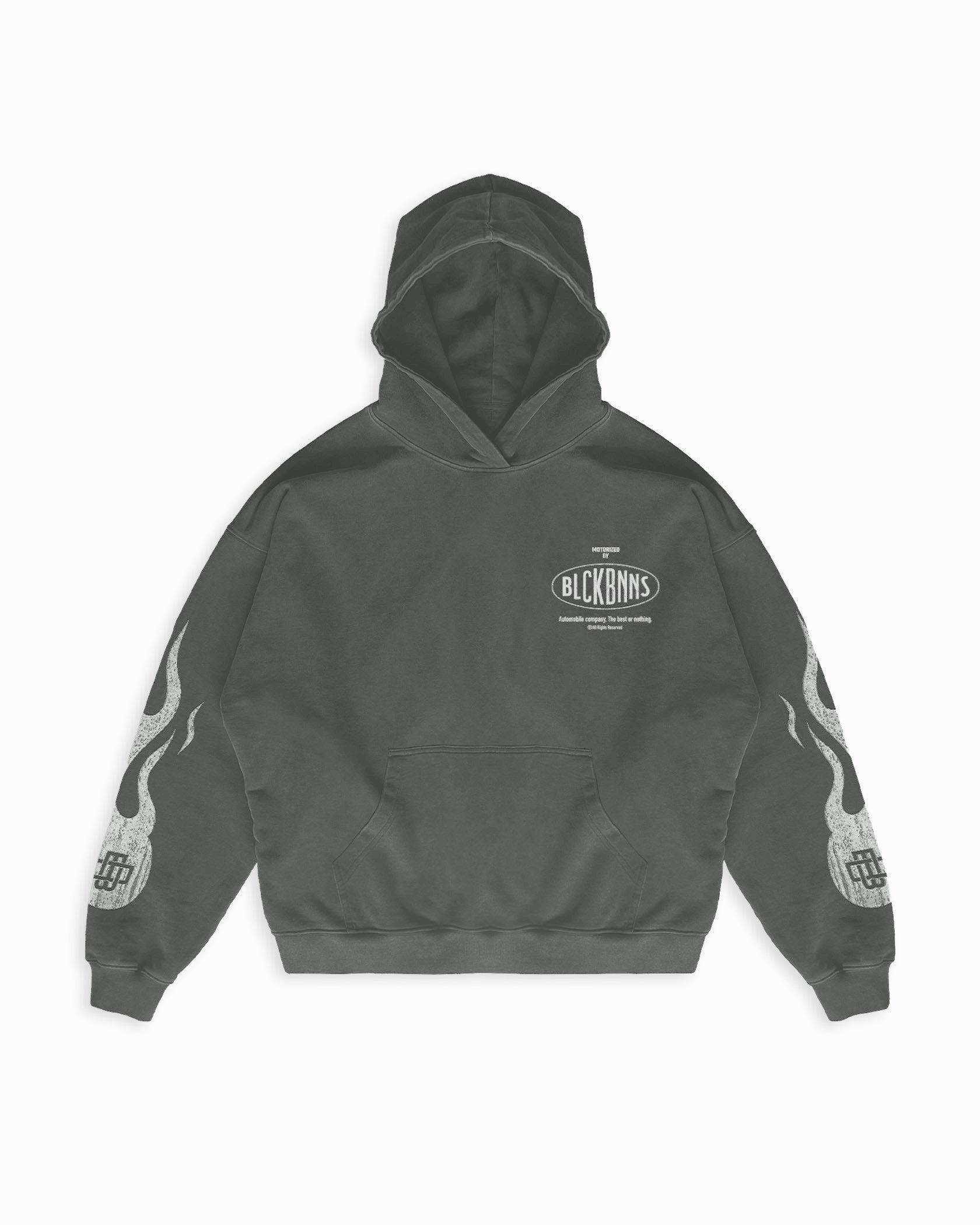 MONO FLAME HOODIE | Schwarz