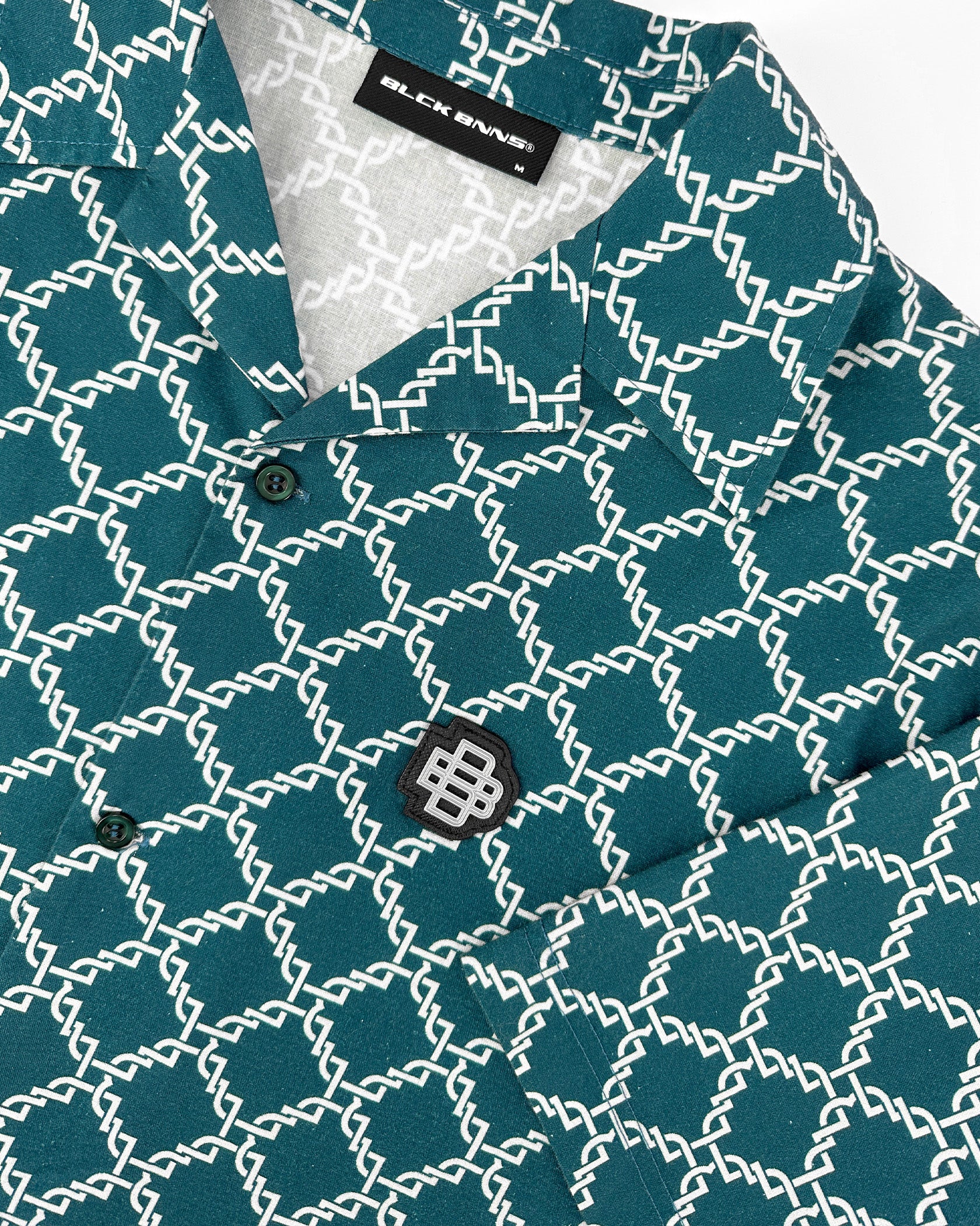 MONOGRAM SHIRT | Grün