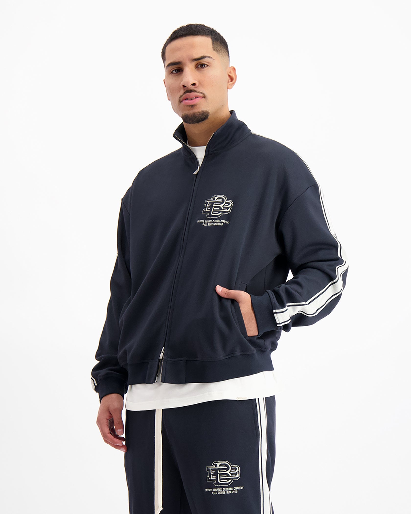 MONOGRAM TRACKTOP | Marine
