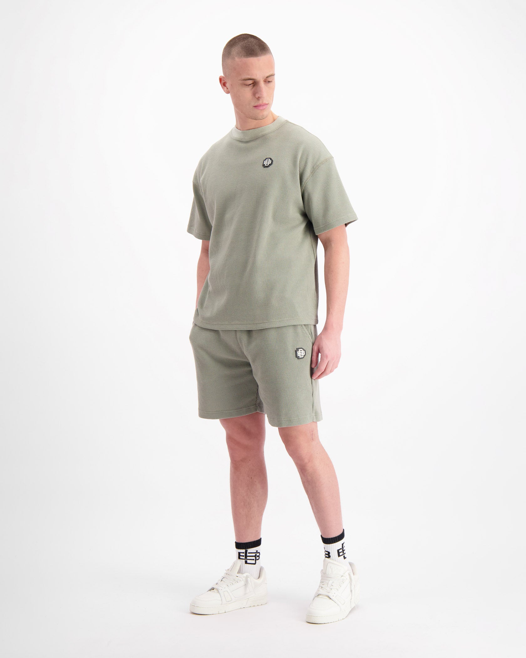 MONOGRAM WAFFLE SET | Grün