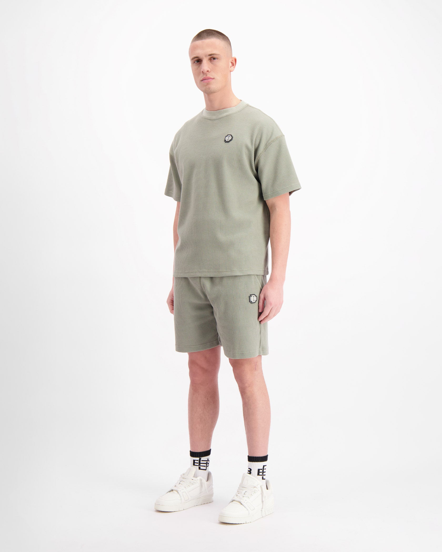 MONOGRAM WAFFLE SET | Grün