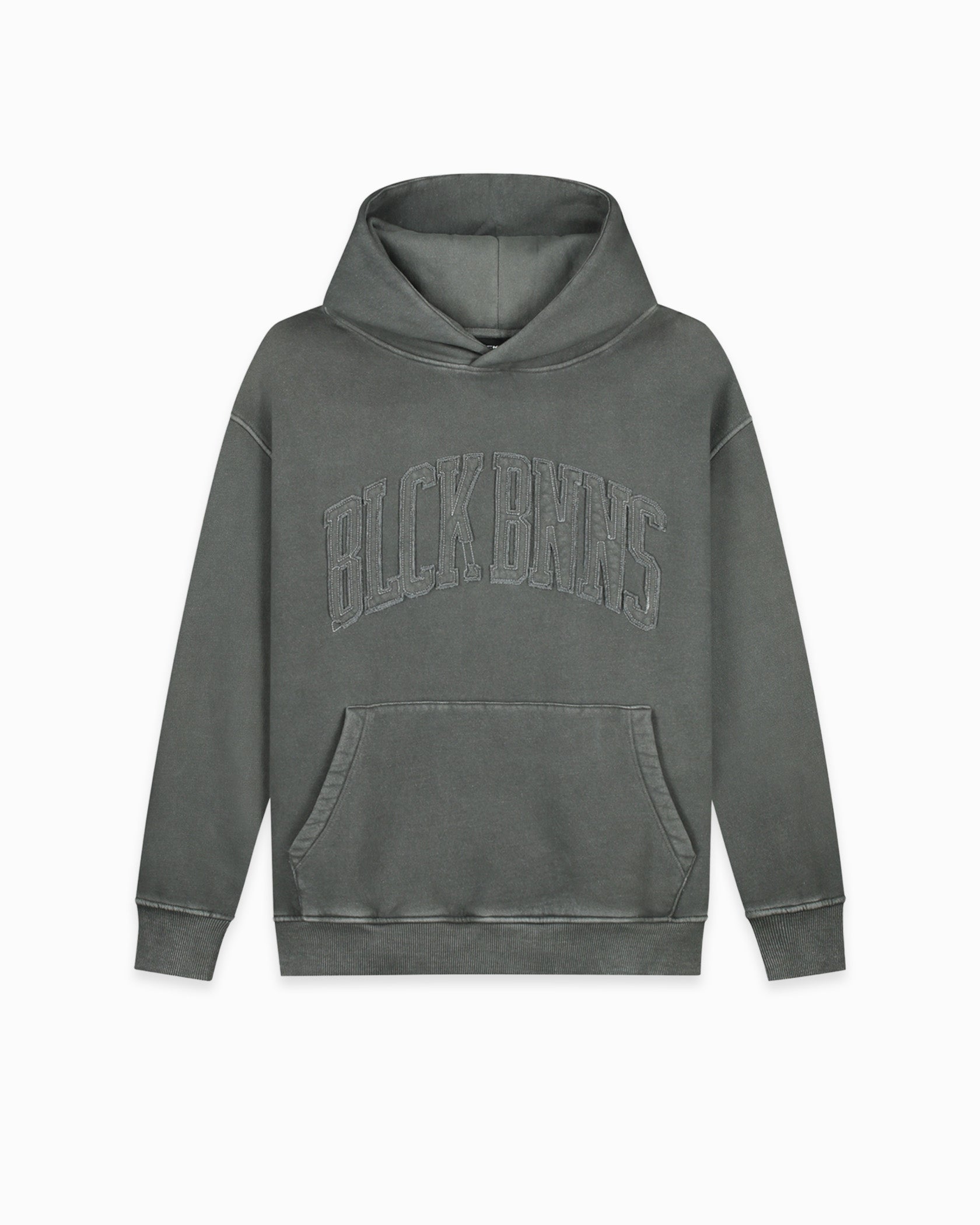 RIPPED ARCH HOODIE | Washed Black