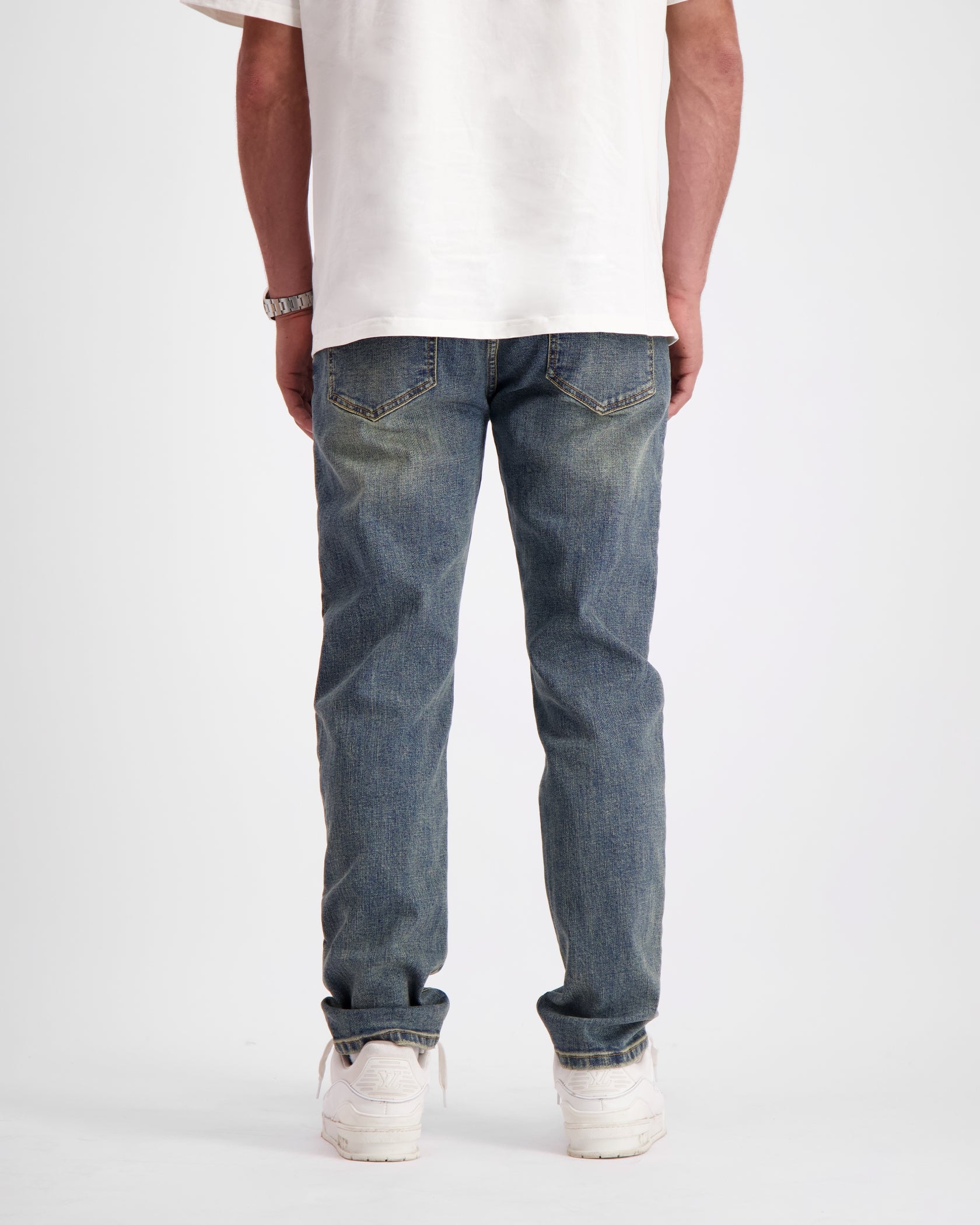 SOFT EDGE SLIM DENIM | Blau