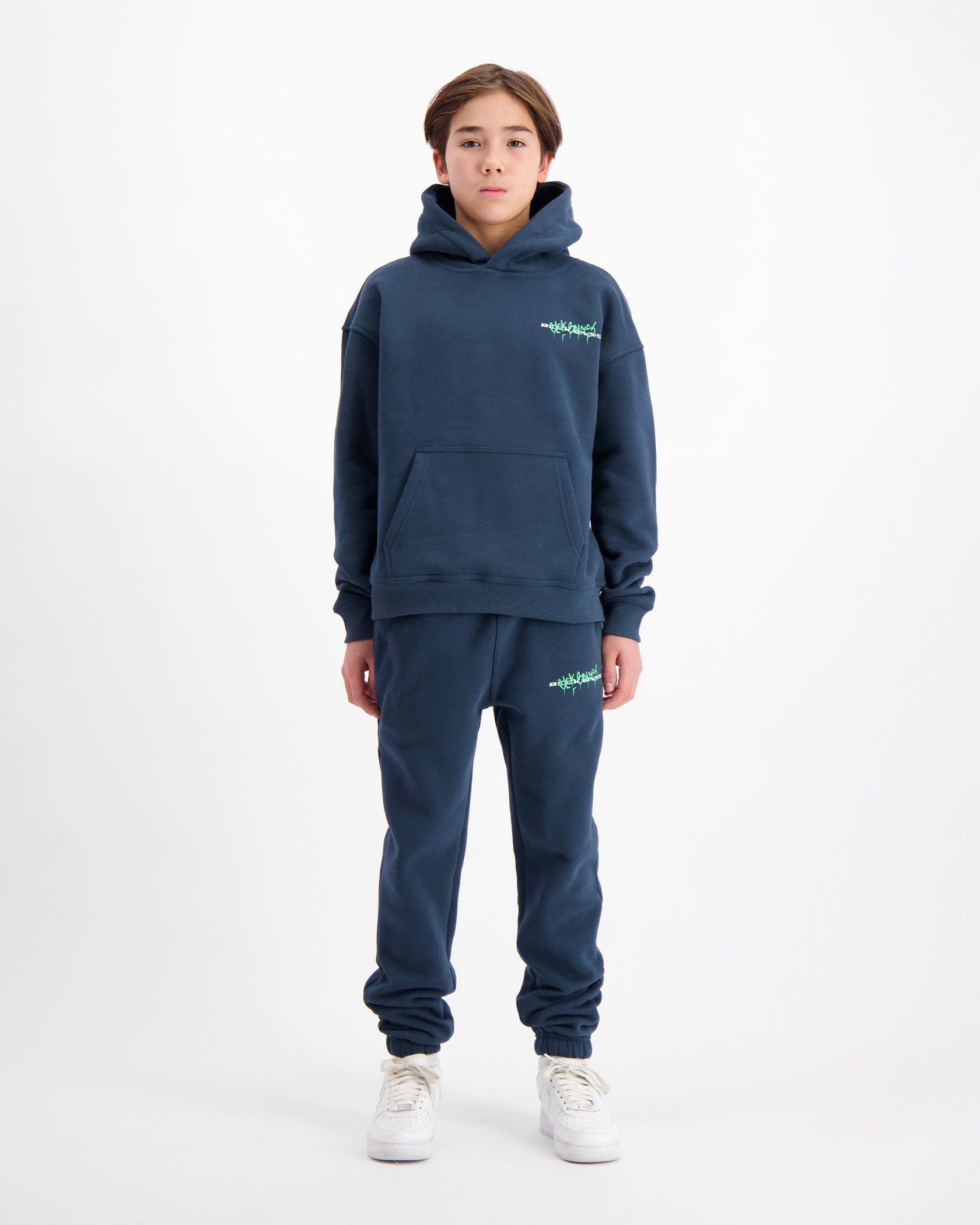 KIDS SPRAYED SWEATSUIT | Navy
