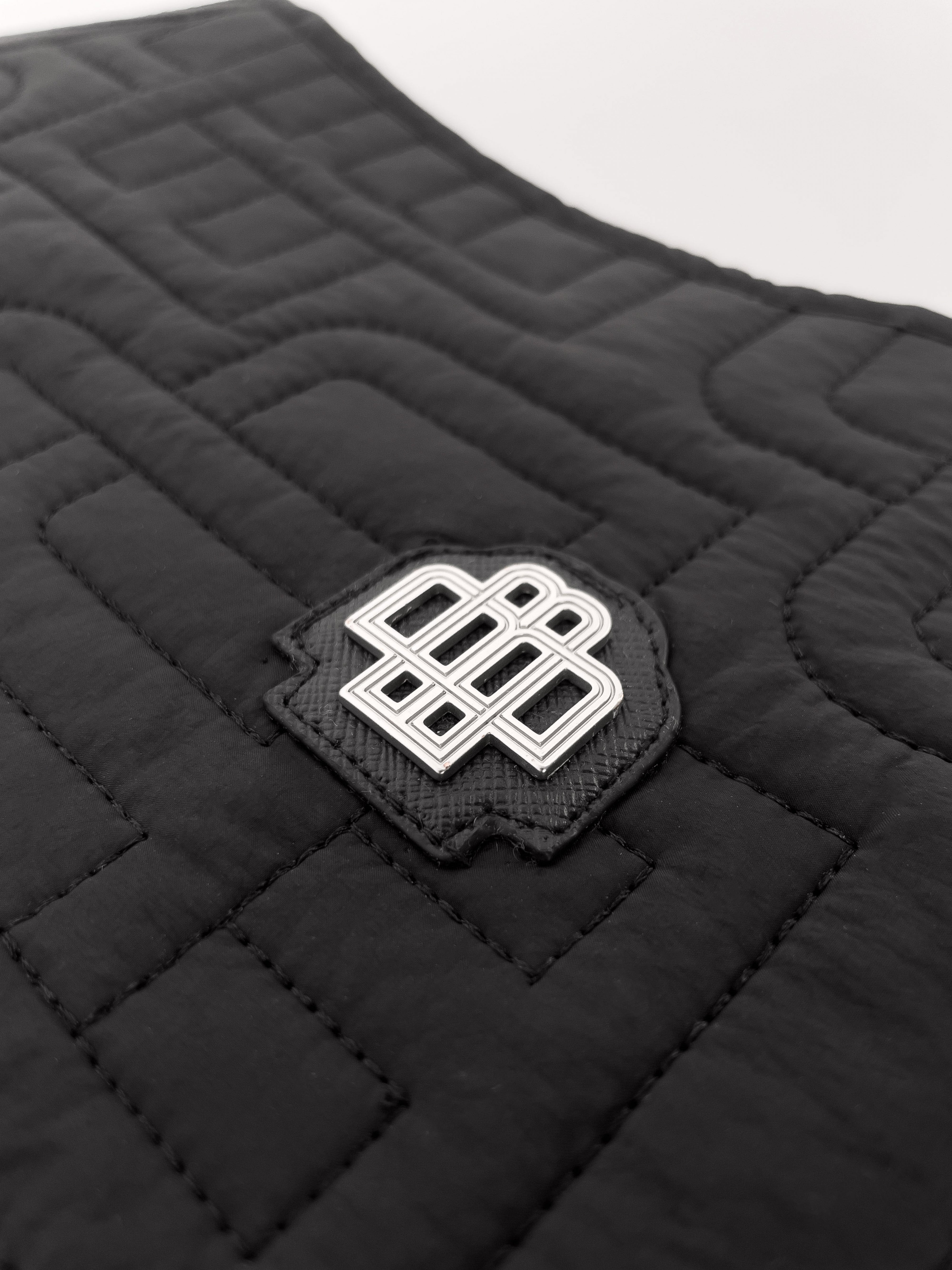 MONOGRAM QUILTED VEST | Schwarz