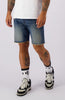 CUT OFF  DENIM SHORTS | Dunkelblau