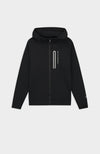 INITIAL GLOW ZIPPER HOODIE | Schwarz