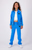 JR. STRAIGHT TRACKPANTS | Blau