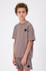 JR. ESSENTIAL t-shirt | Braun