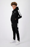 JR. ANORAK STRIPE SWEATSUIT | Schwarz