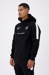 ANORAK STRIPE HOODIE | Schwarz