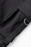 BELTED CARGO PANTS | Schwarz