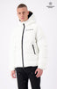 BLOCK FREEZE PUFFER JACKET | Weiß