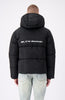 BLOCK PUFFER JACKET | Schwarz