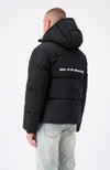 BLOCK PUFFER JACKET | Schwarz