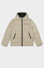 BLOCK PUFFER JACKET | Sand